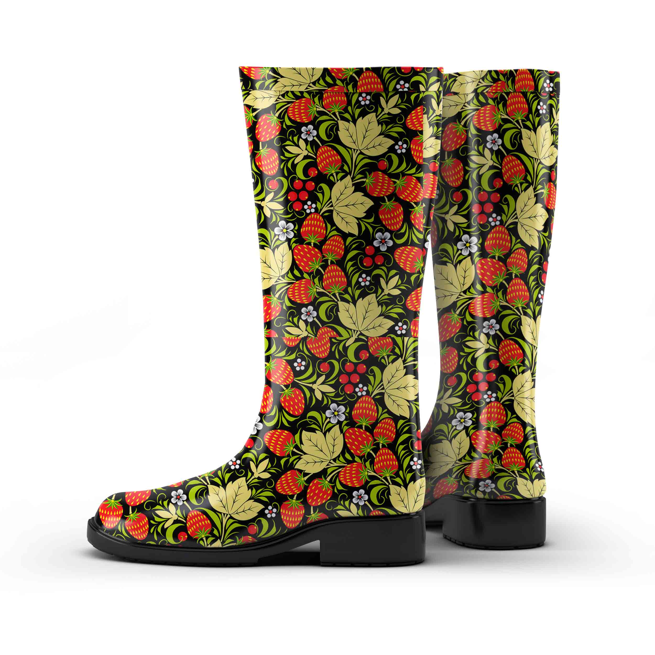 女士雨鞋ps样机贴图