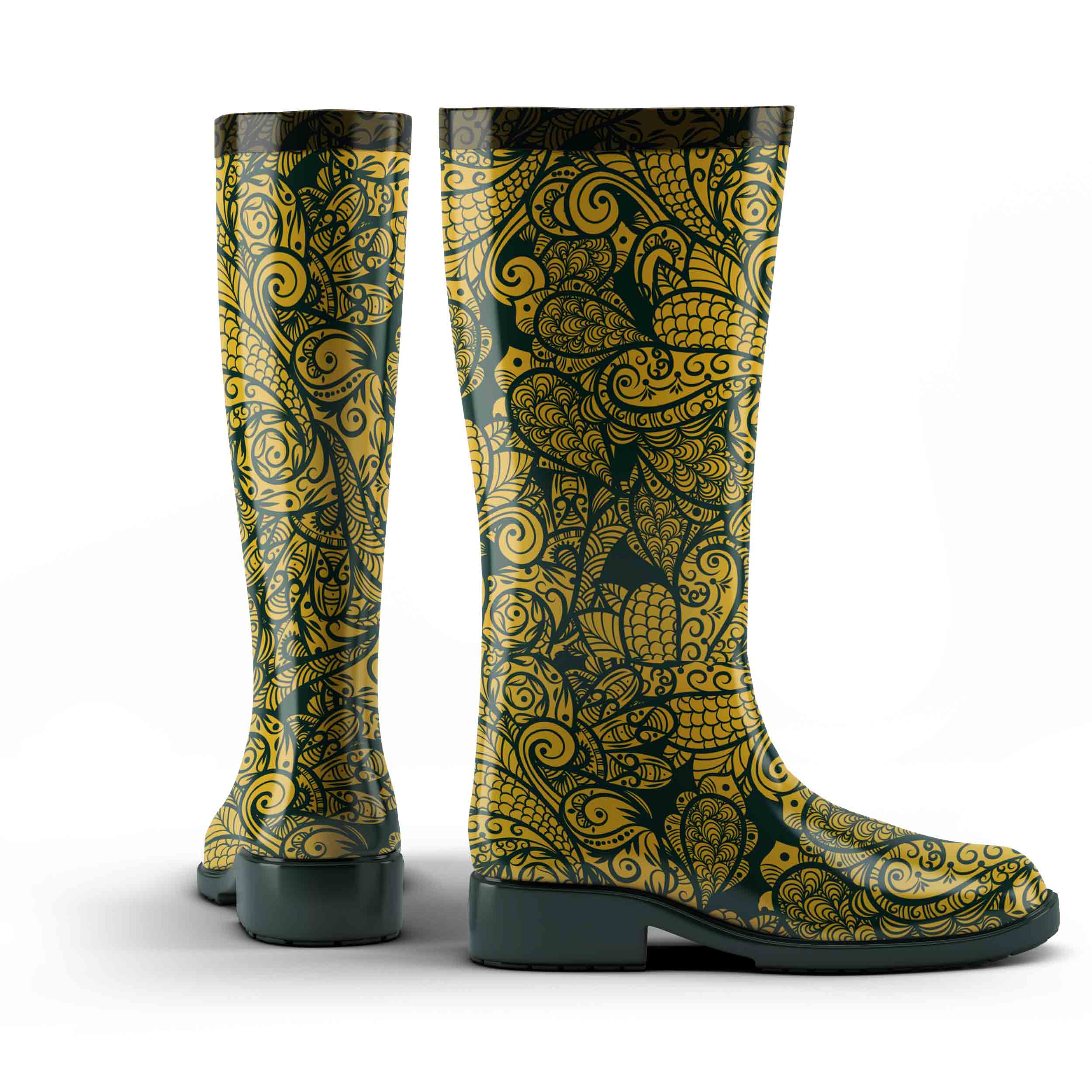 潮流雨靴ps样机贴图