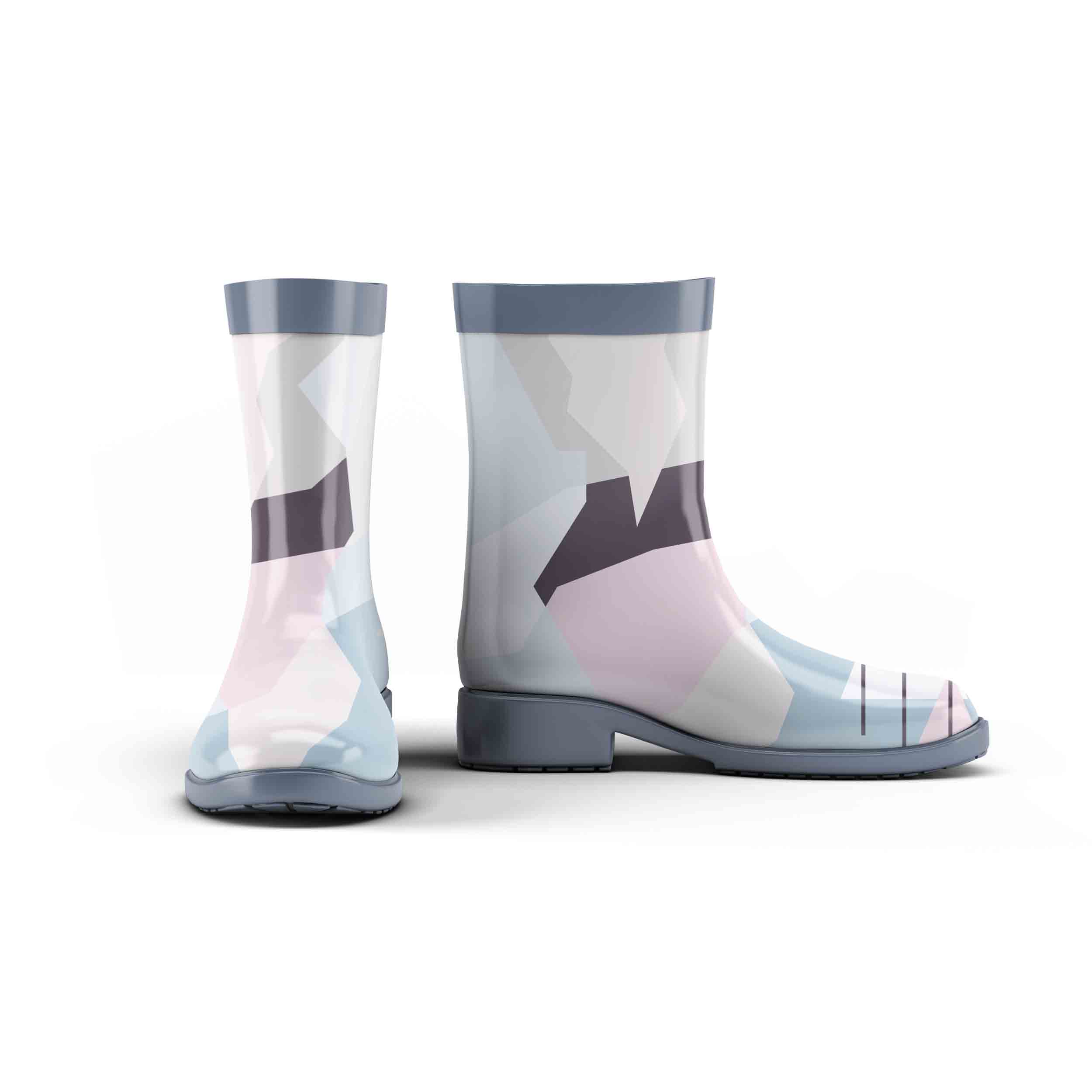 短款雨靴ps贴图素材