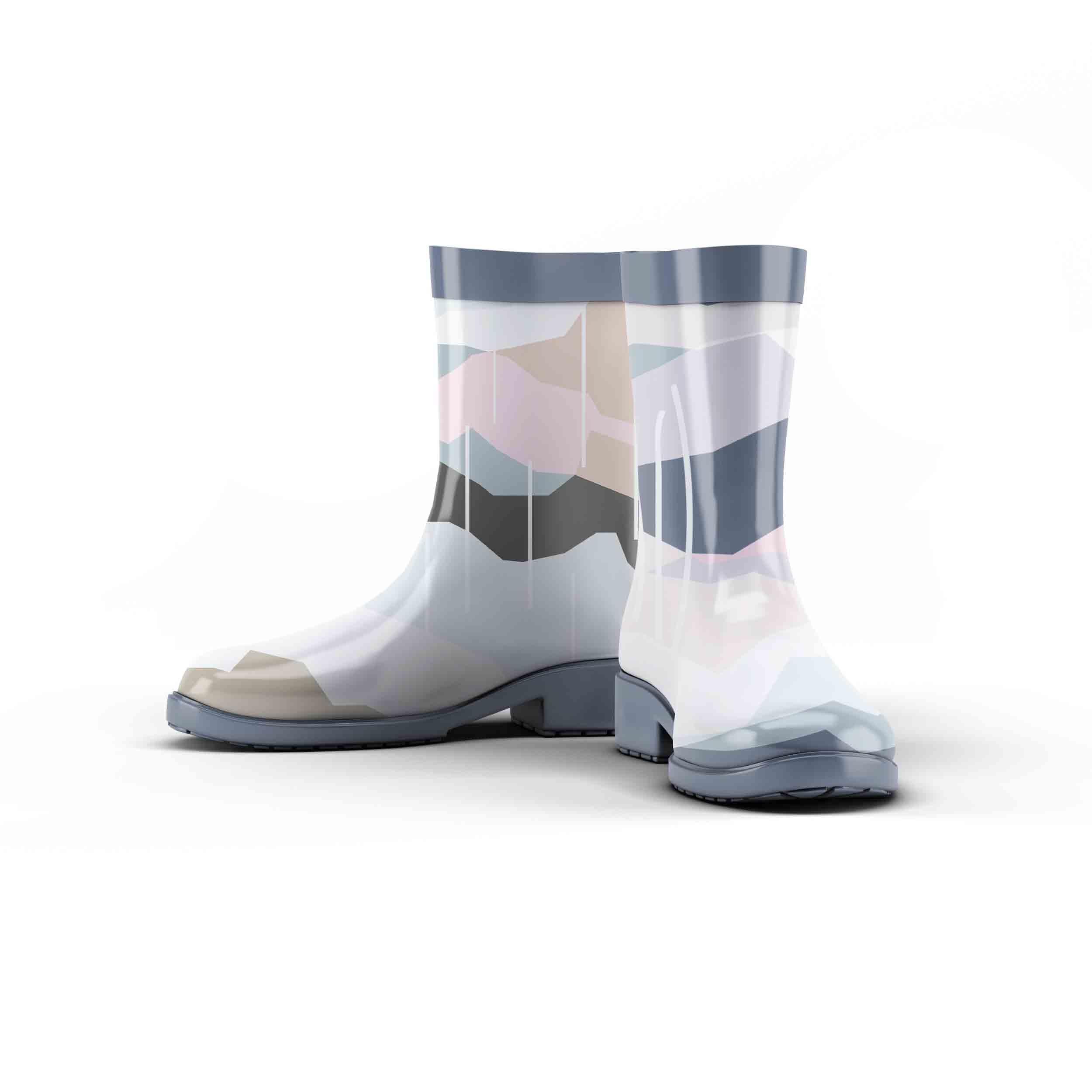 矮款雨靴ps贴图