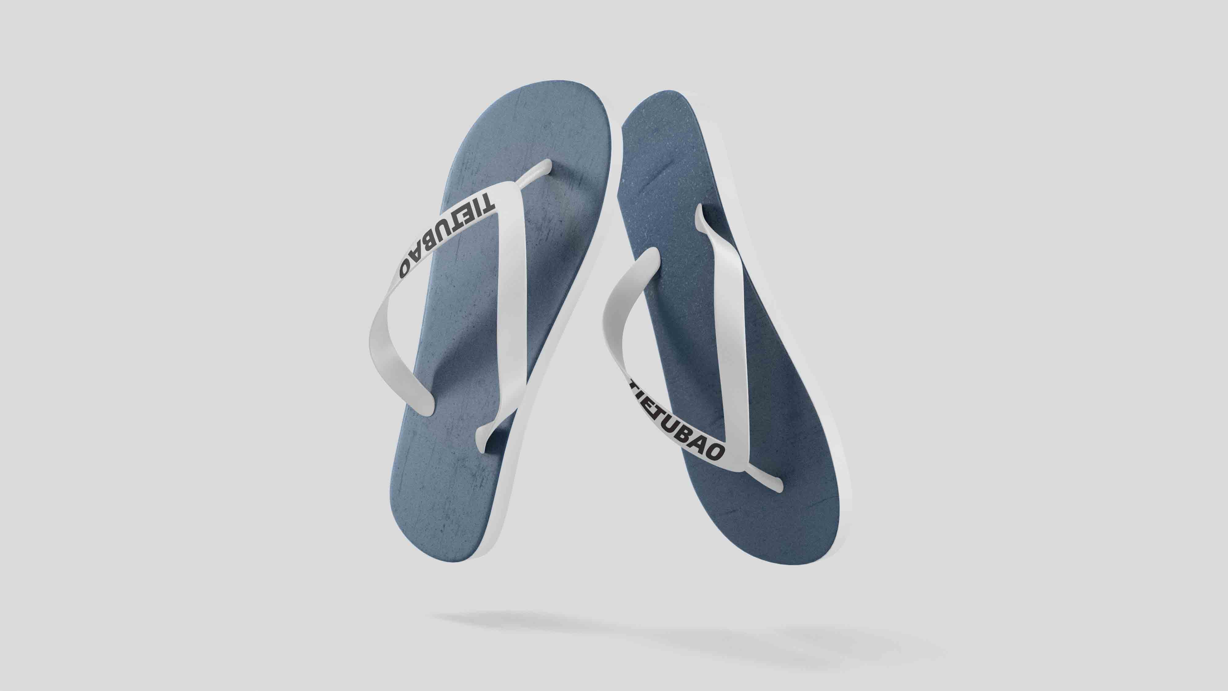 凉拖鞋ps样机贴图
