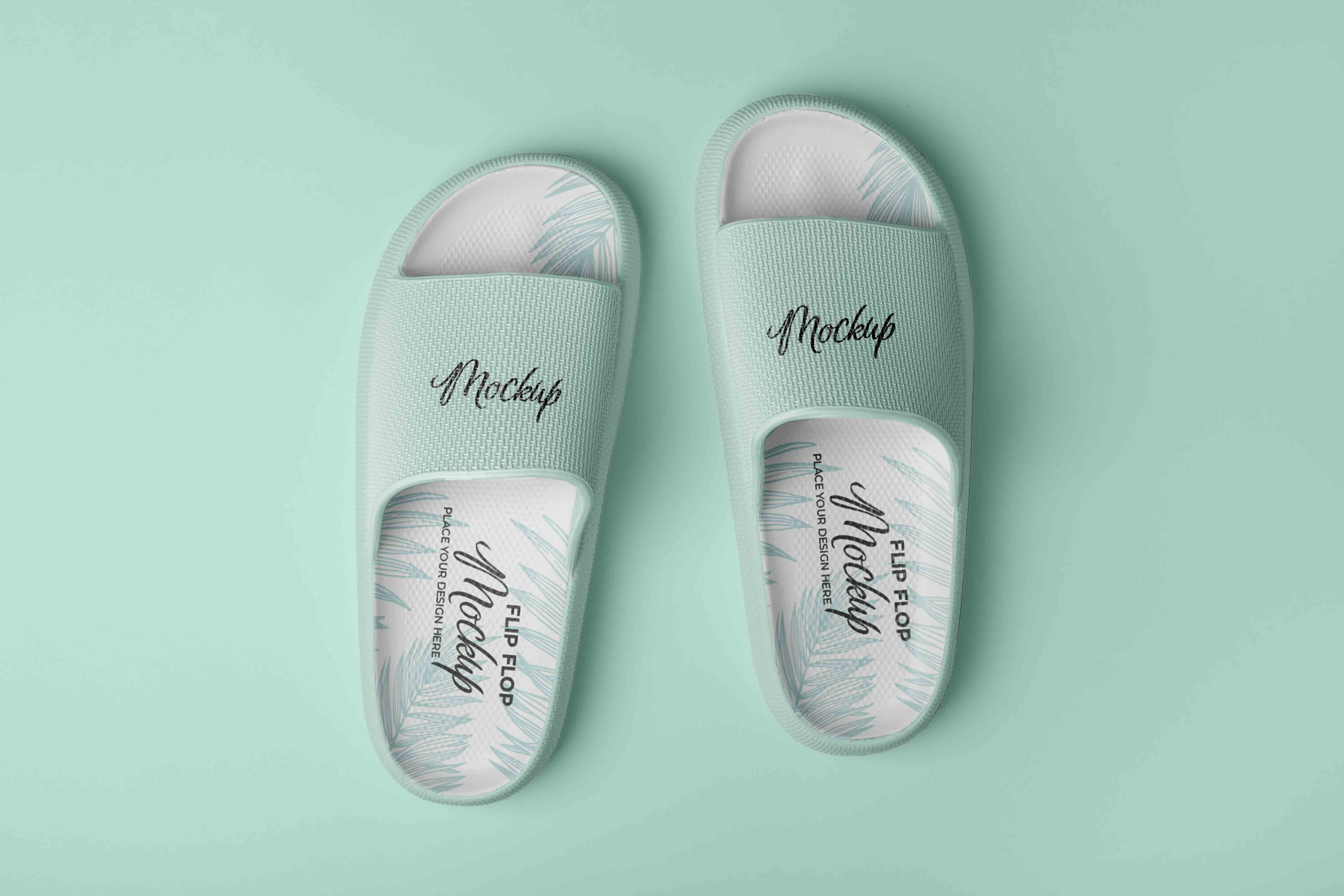 夏季拖鞋设计样机贴图