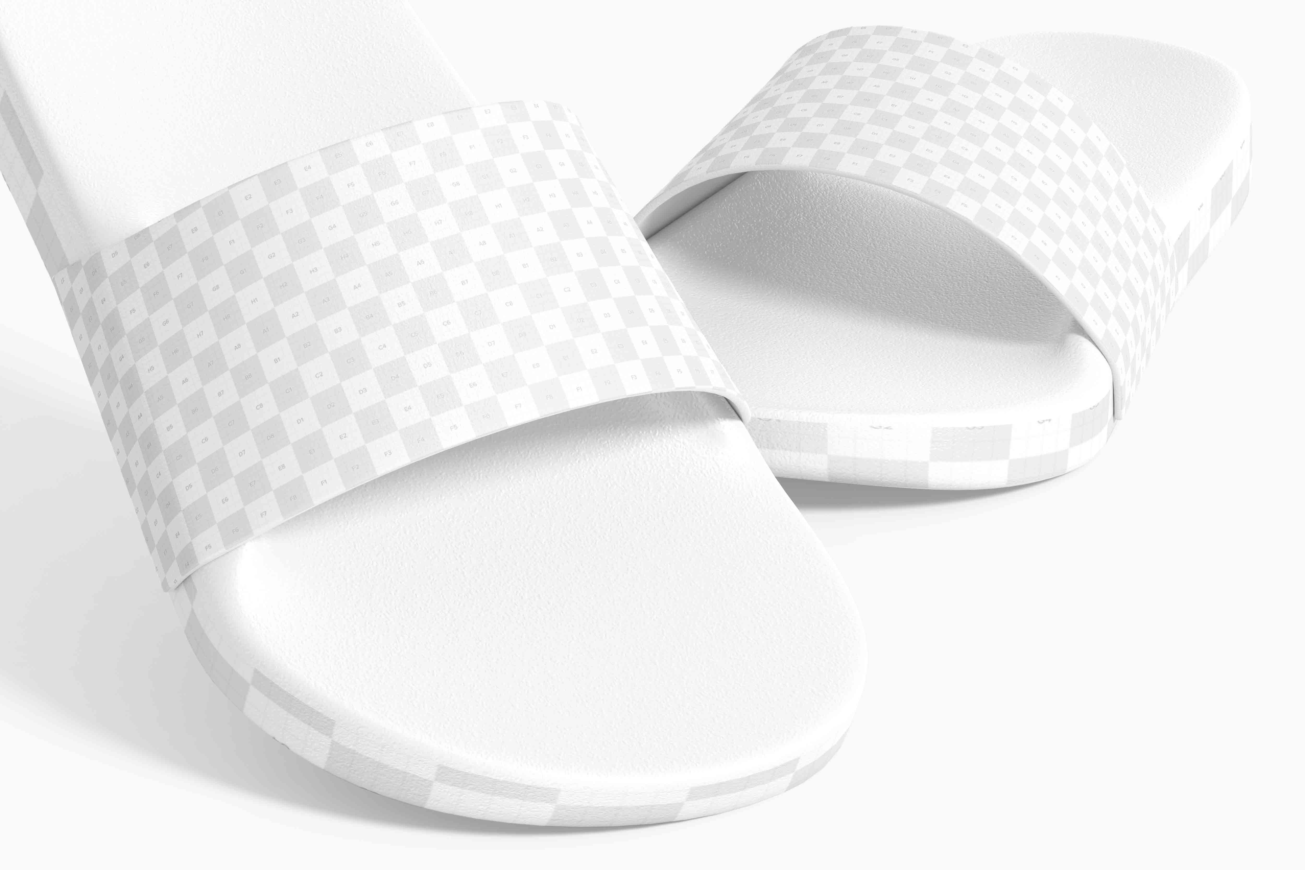 拖鞋白模psd样机贴图