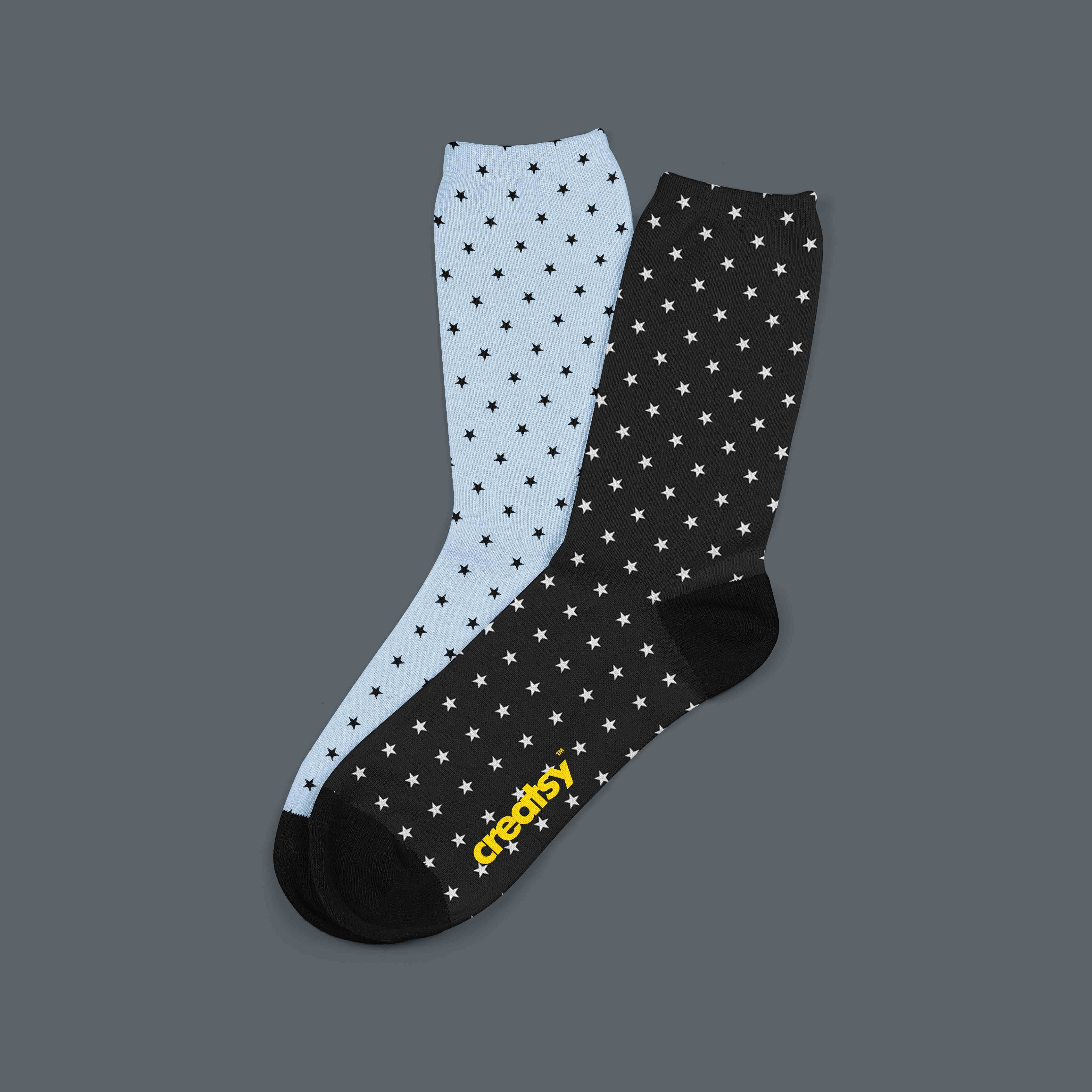 一双长袜设计贴图ps样机