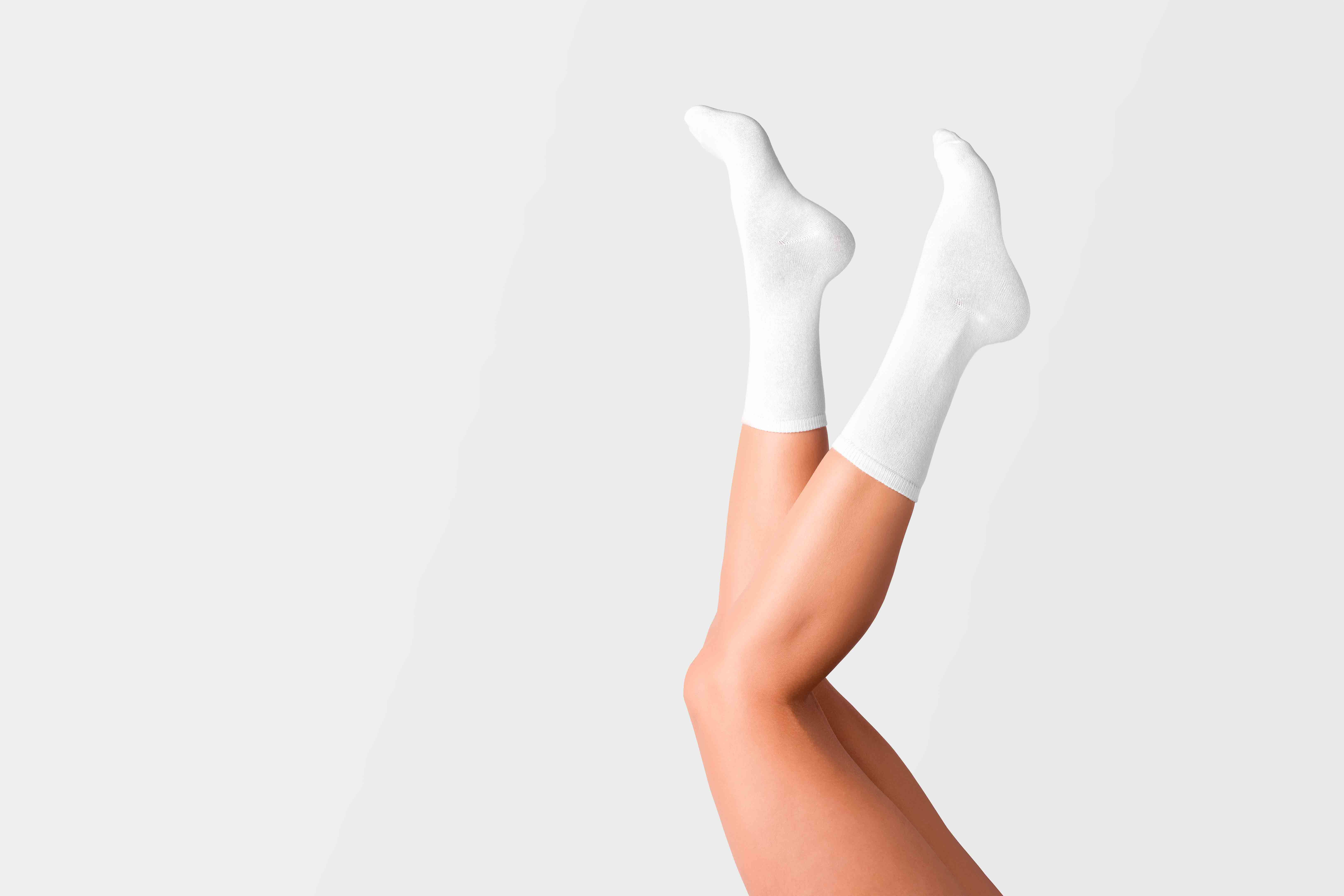 中筒袜设计展示psd贴图素材