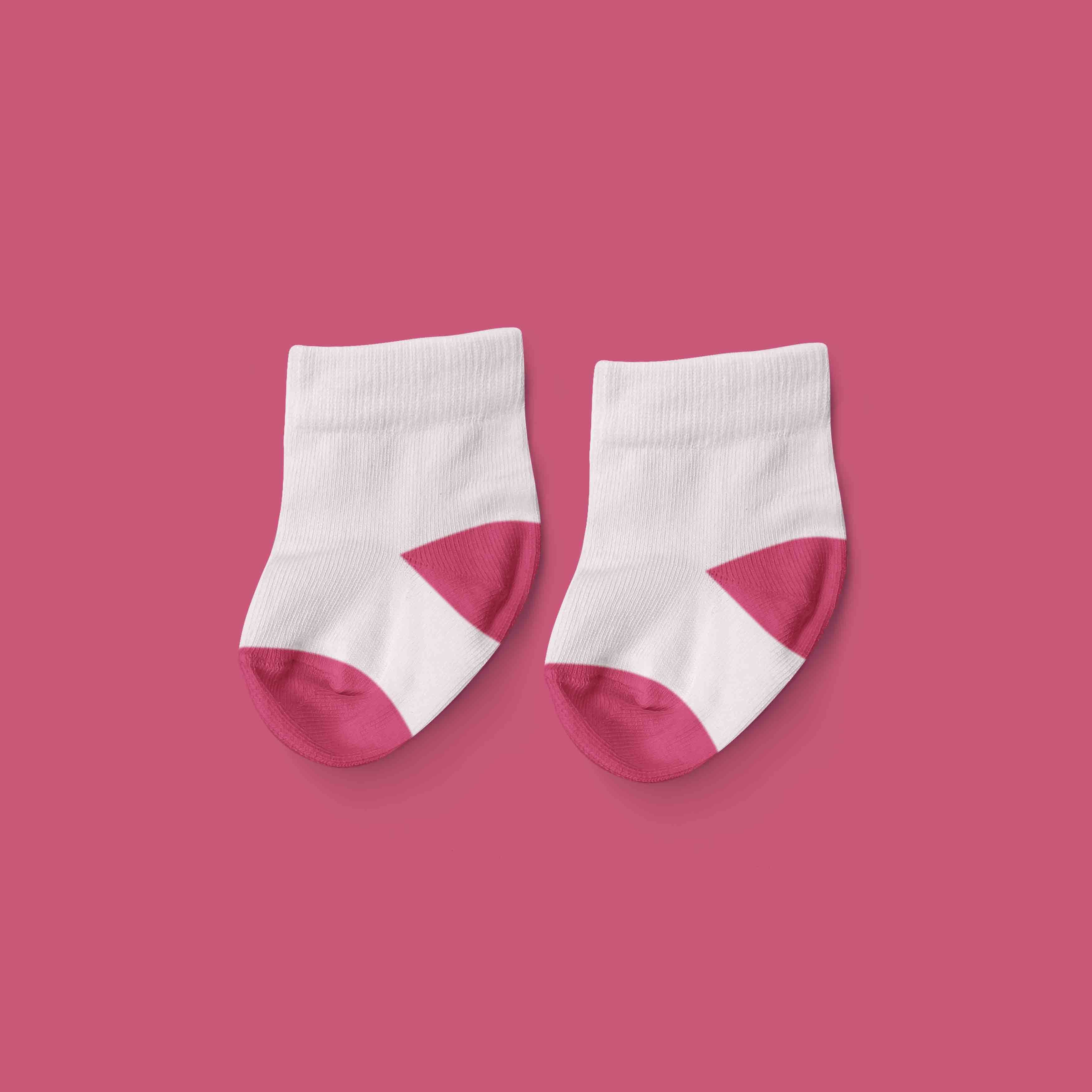 婴儿袜子设计psd贴图