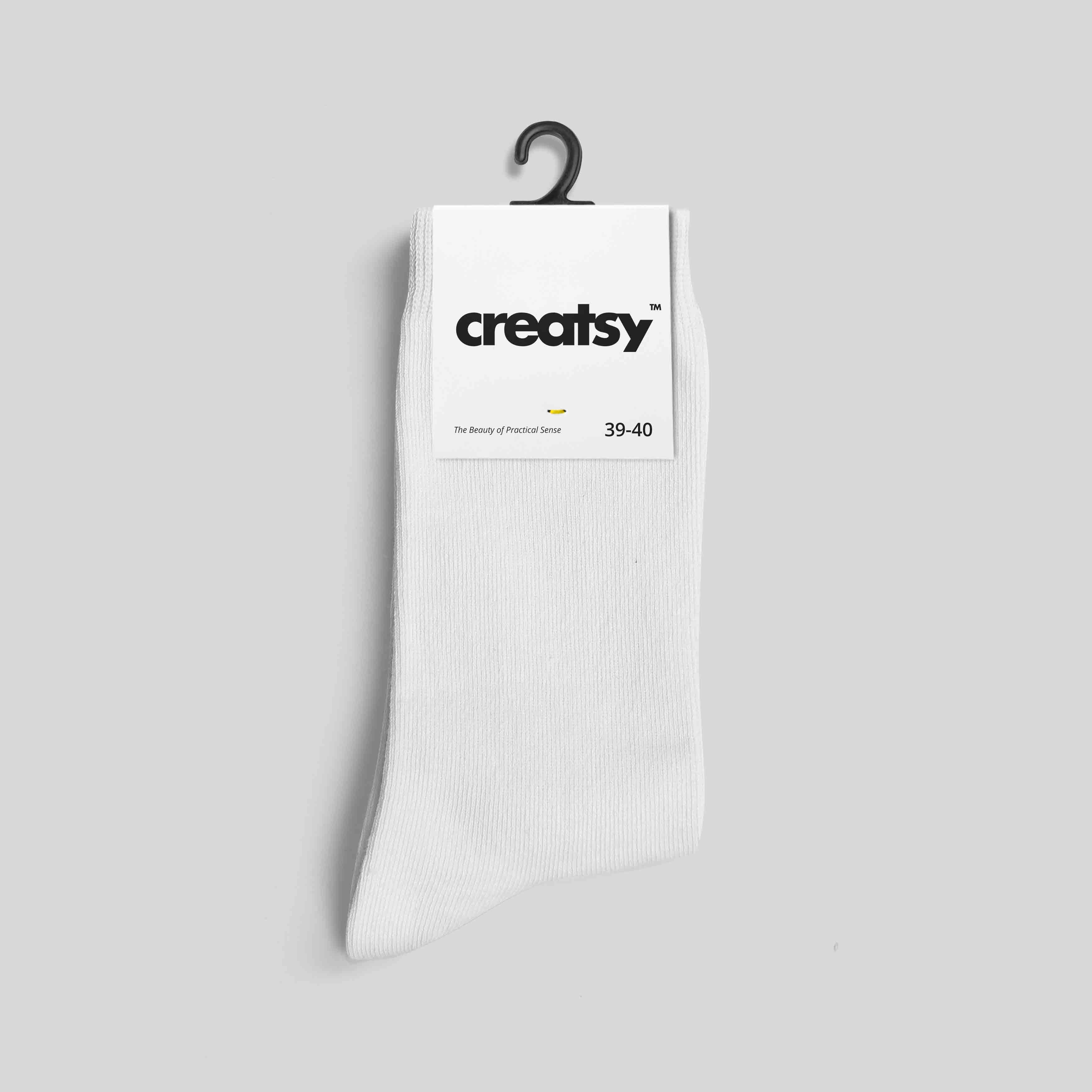 橱窗袜子设计ps样机贴图