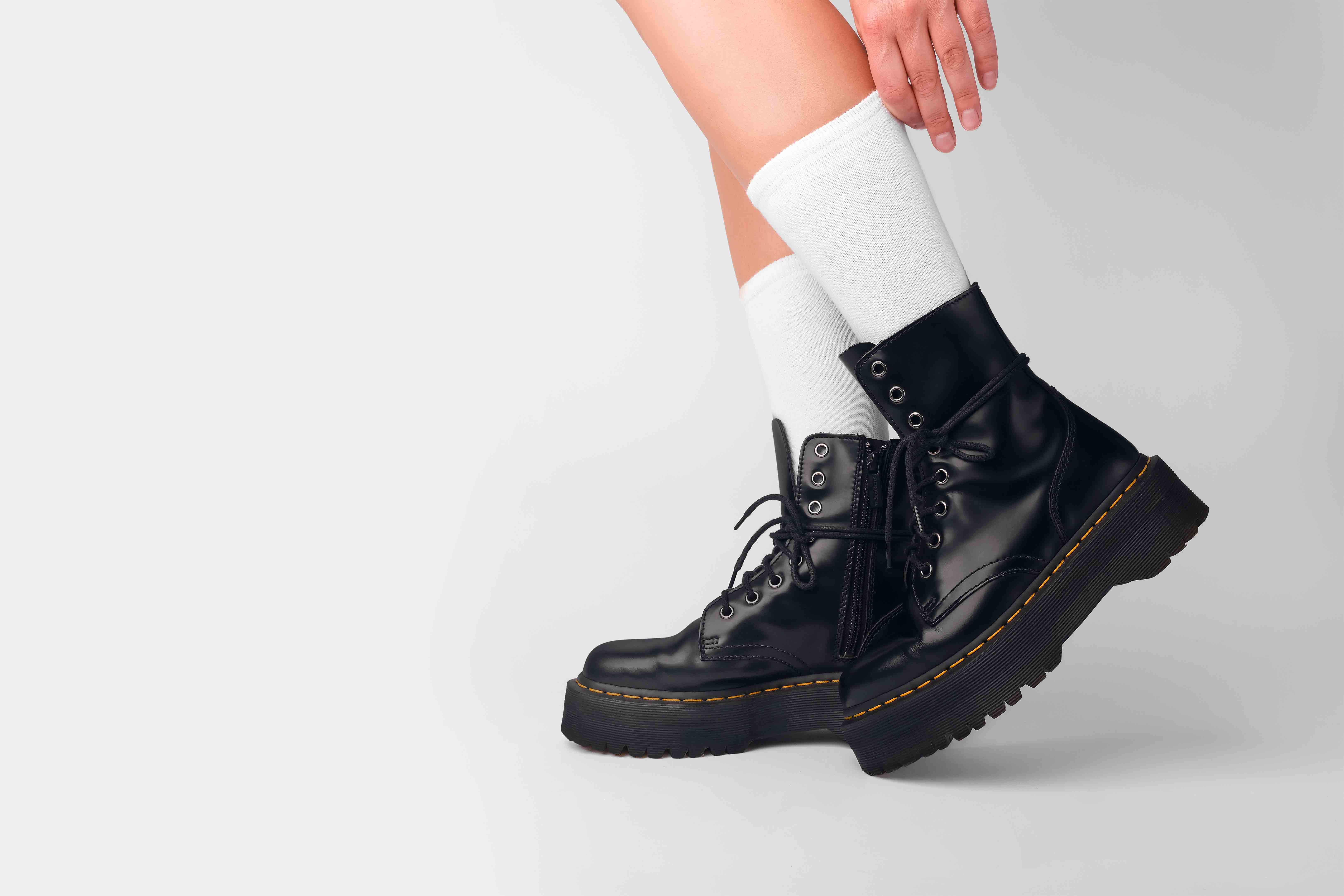 皮鞋百搭长袜设计ps贴图