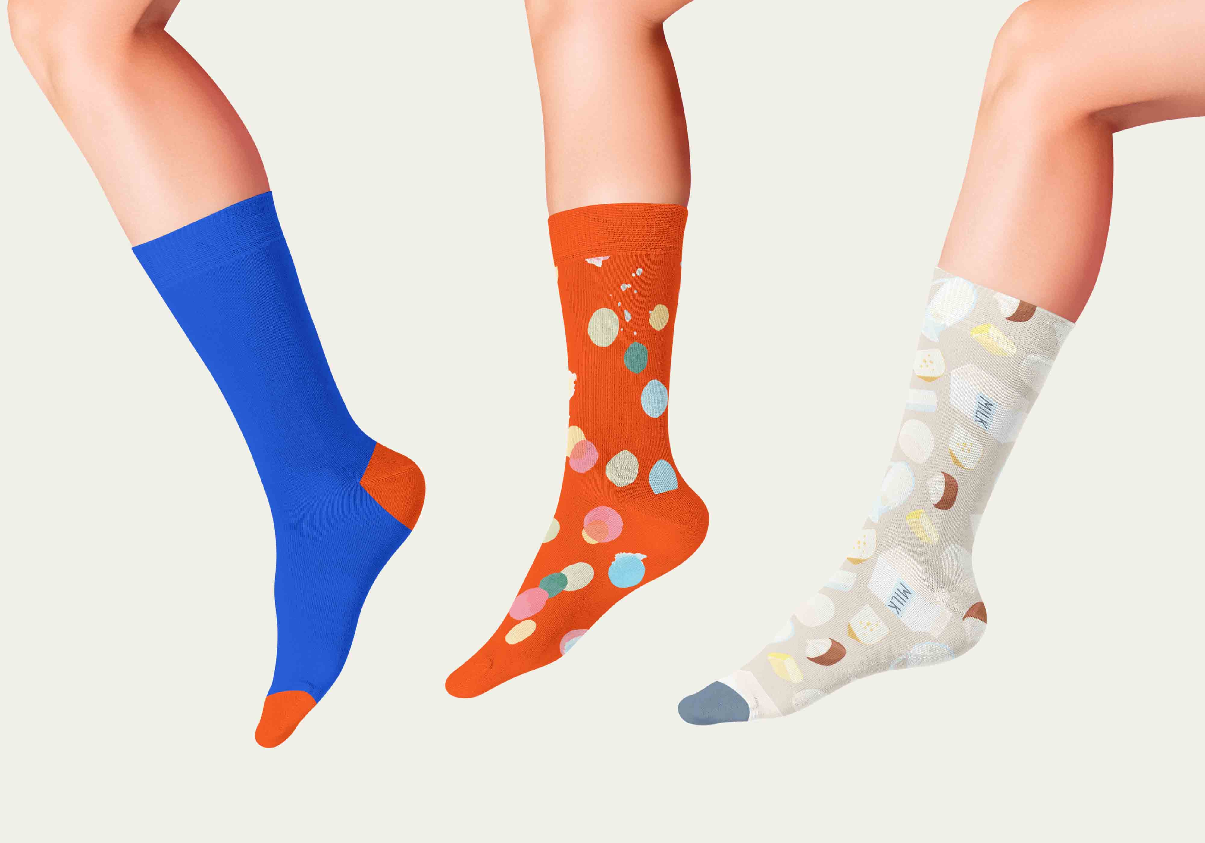 长筒袜ps样机贴图素材