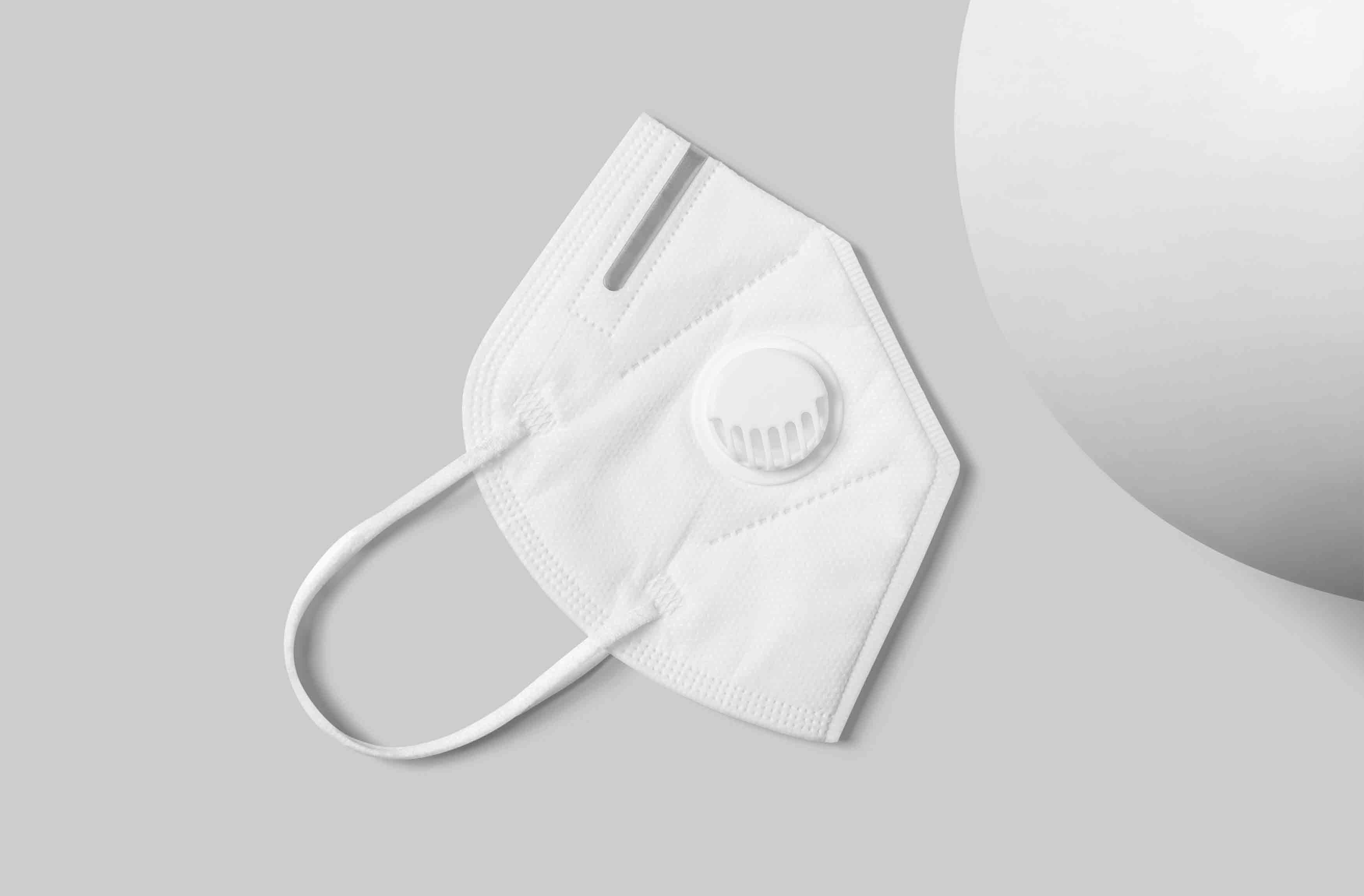 N95口罩侧面设计ps智能贴图素材