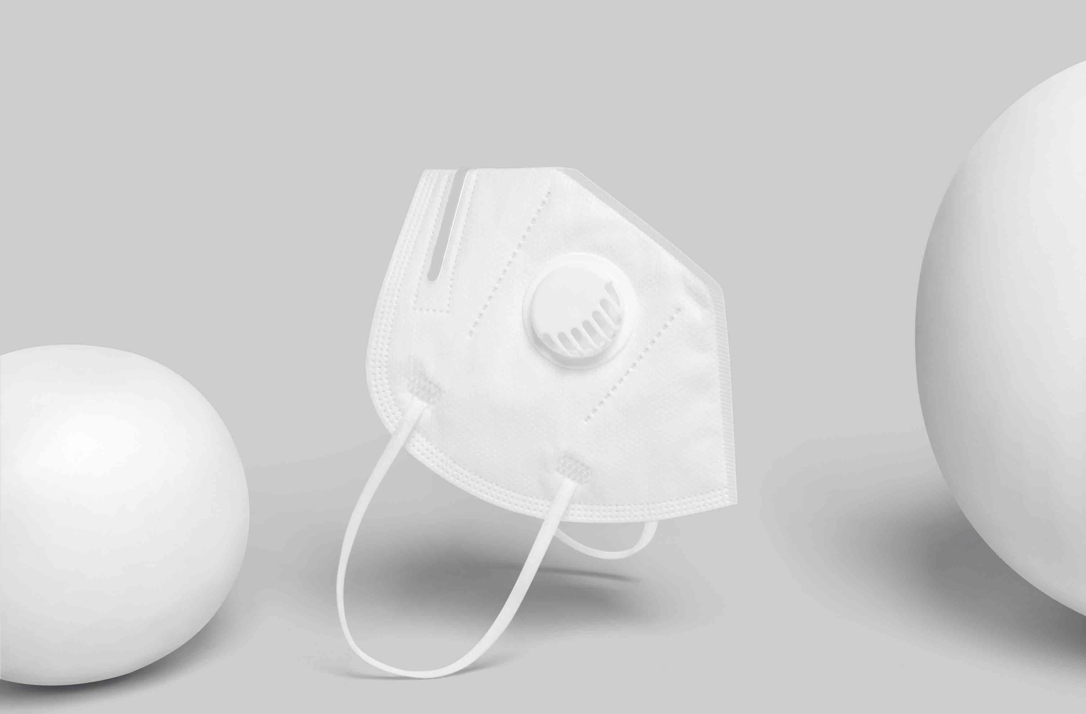 N95口罩效果图psd模板