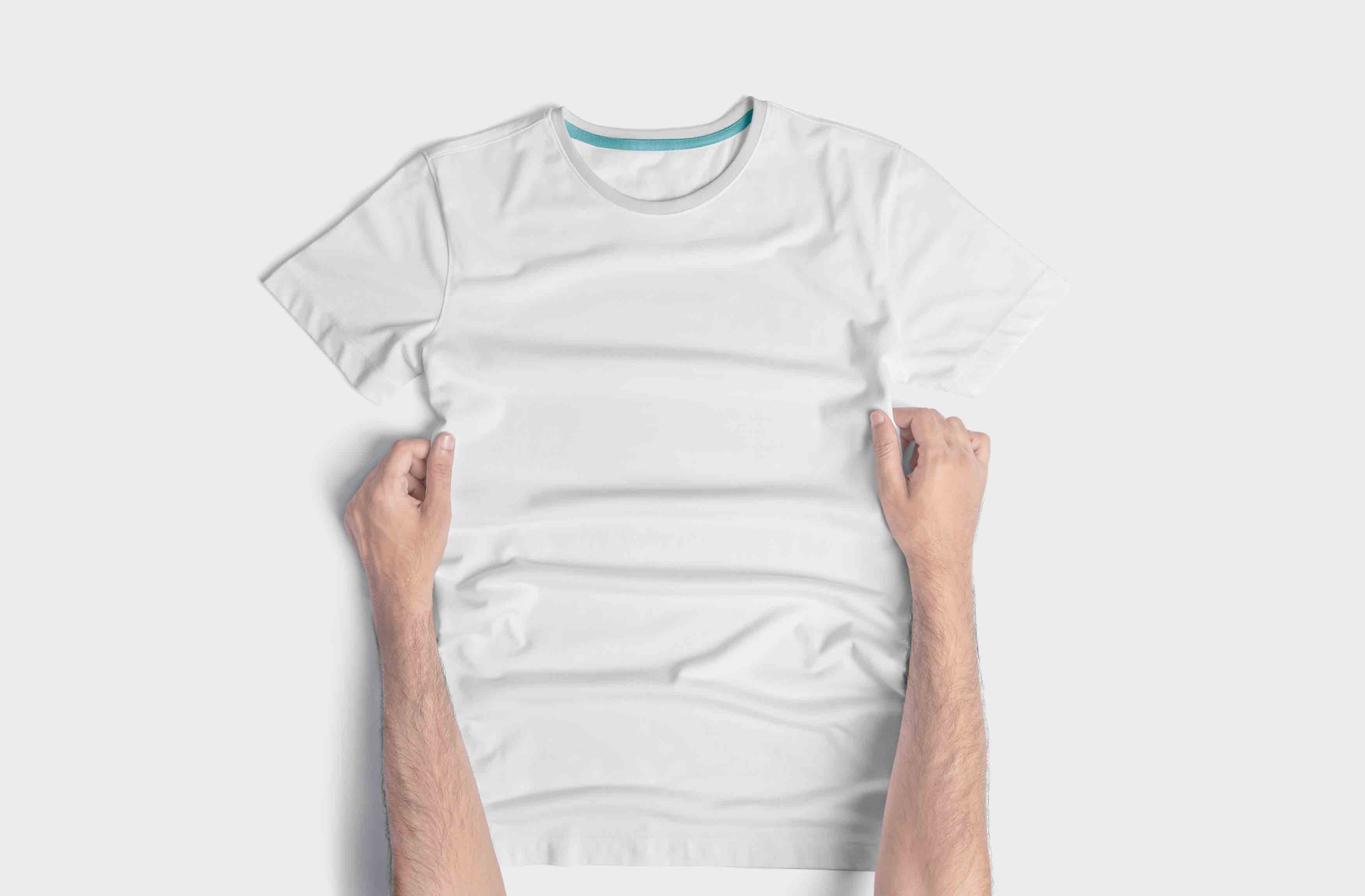 T恤衫PSD手持贴图素材