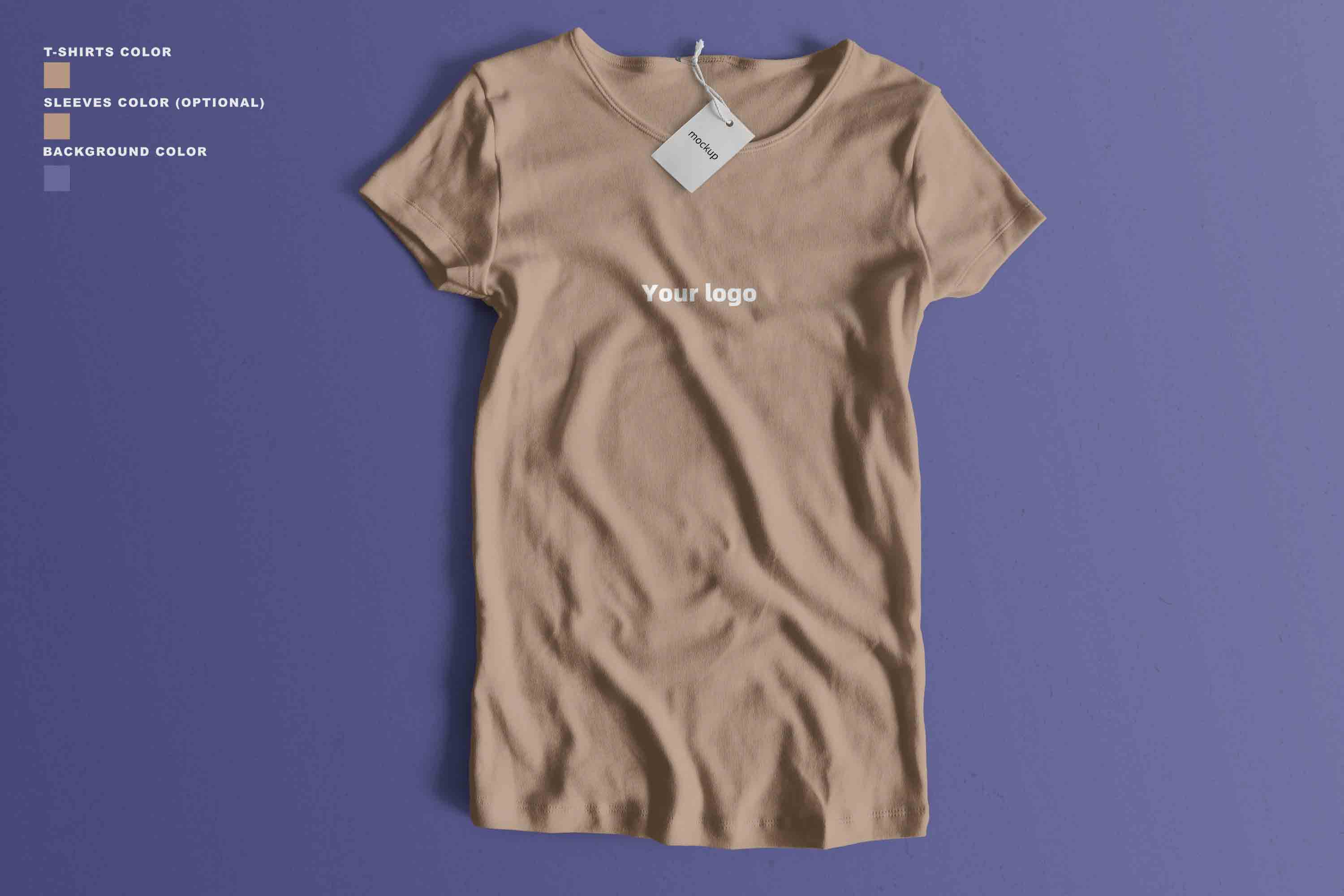 T恤衫PSD智能贴图素材