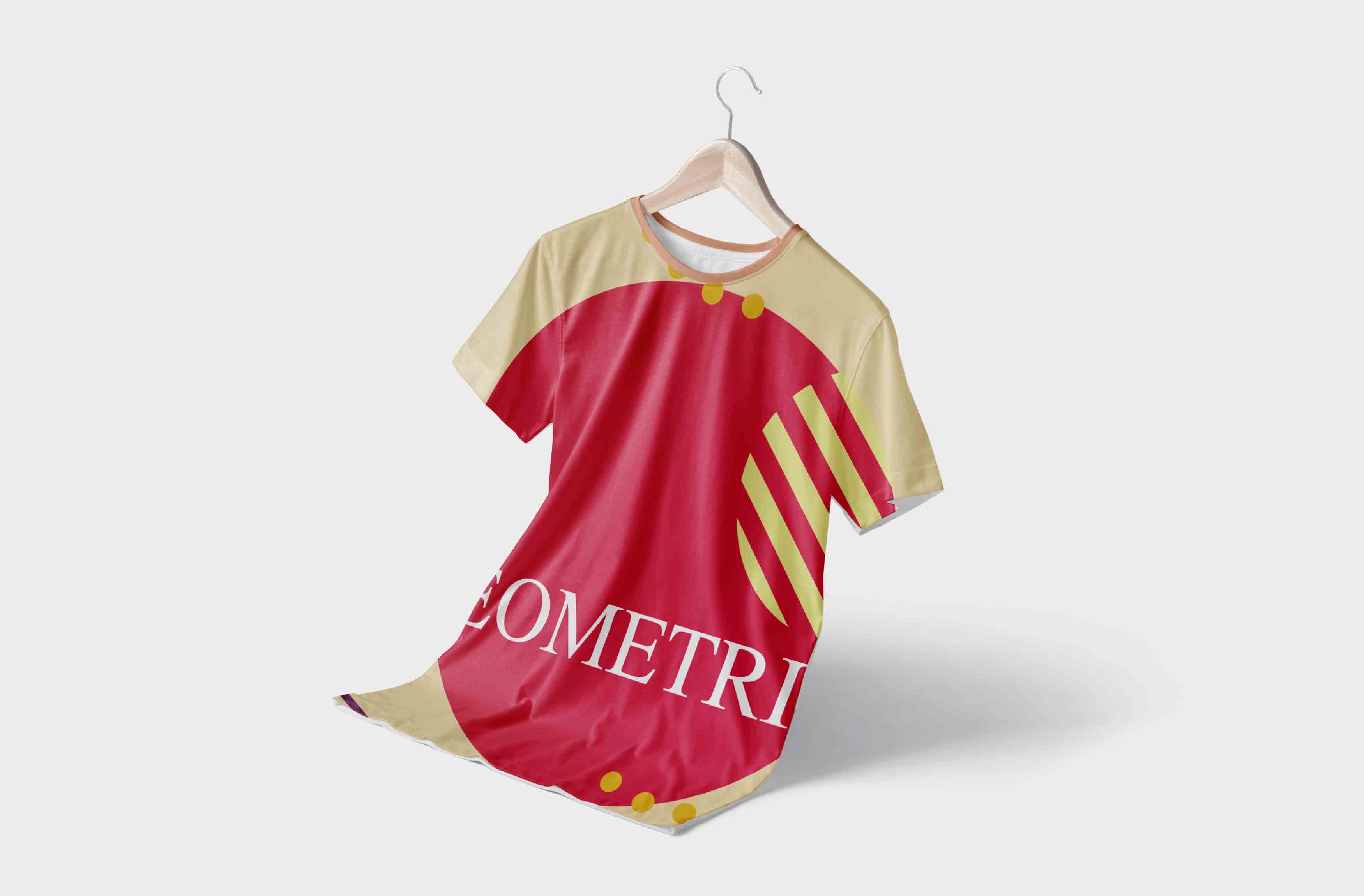 T恤衫品牌设计PSD贴图素材