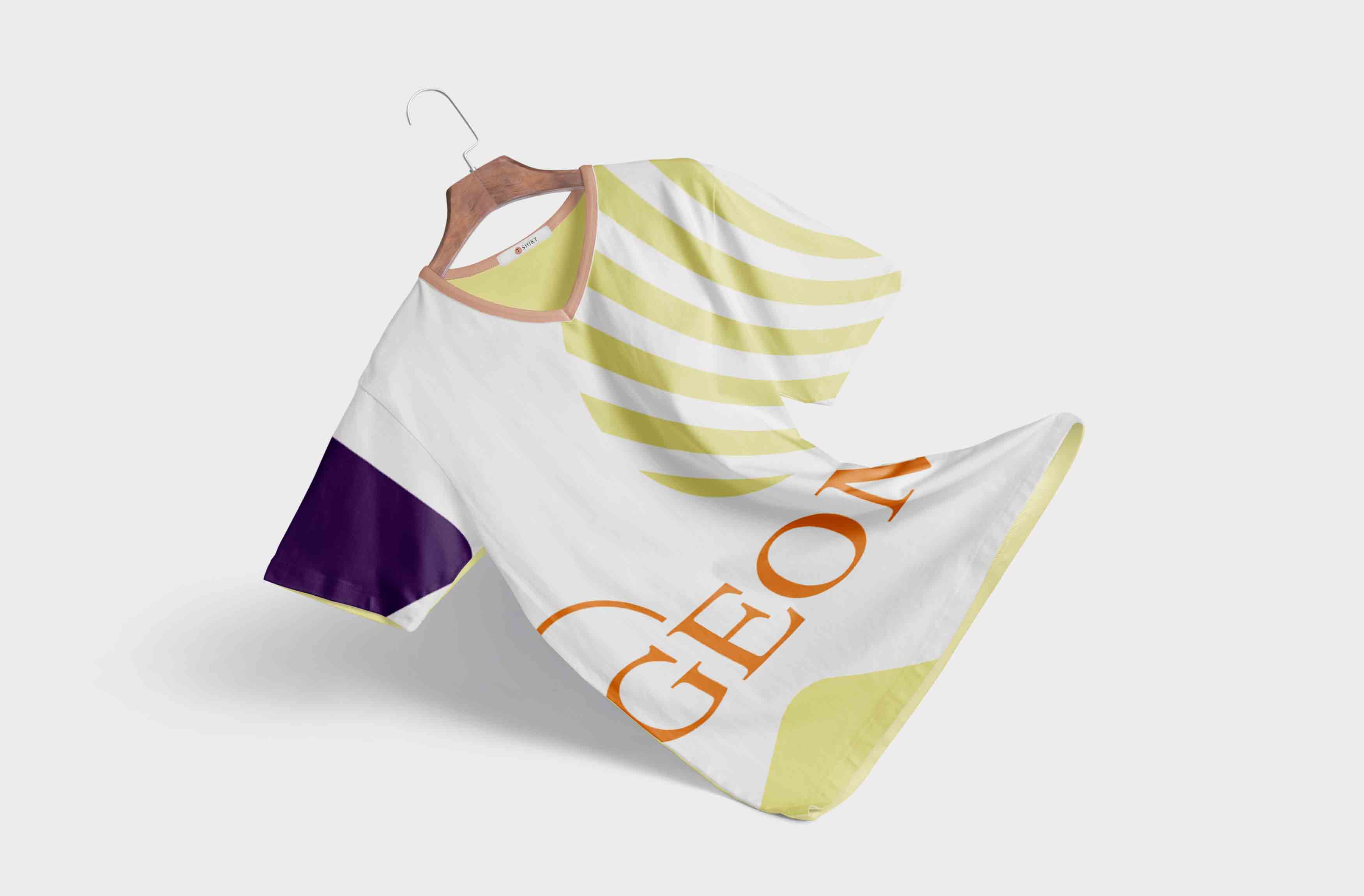 T恤衫效果图设计PSD贴图素材