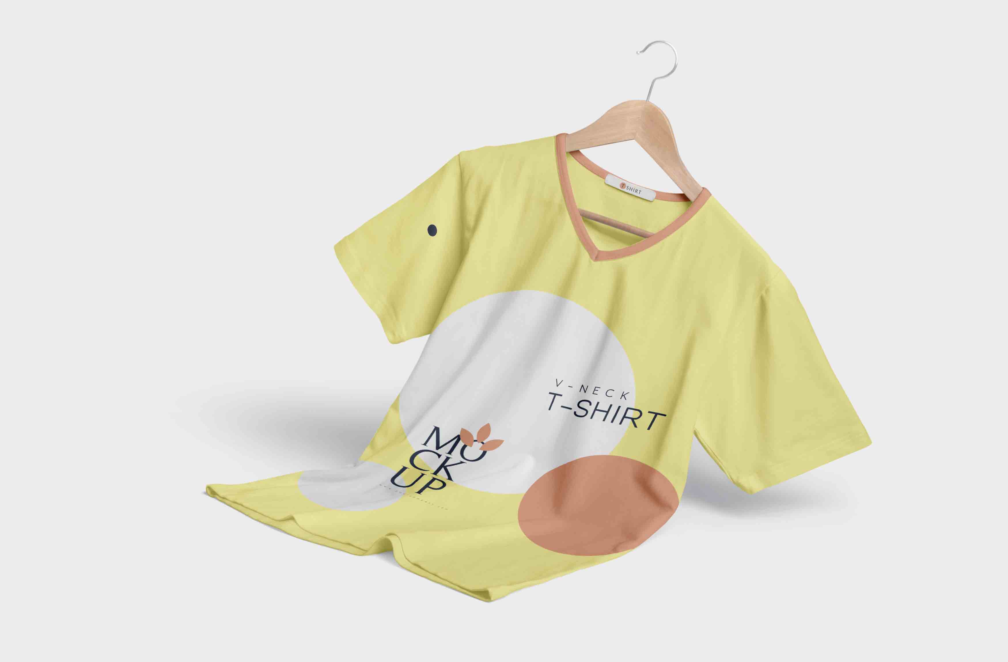 T恤衫穿搭PSD贴图素材