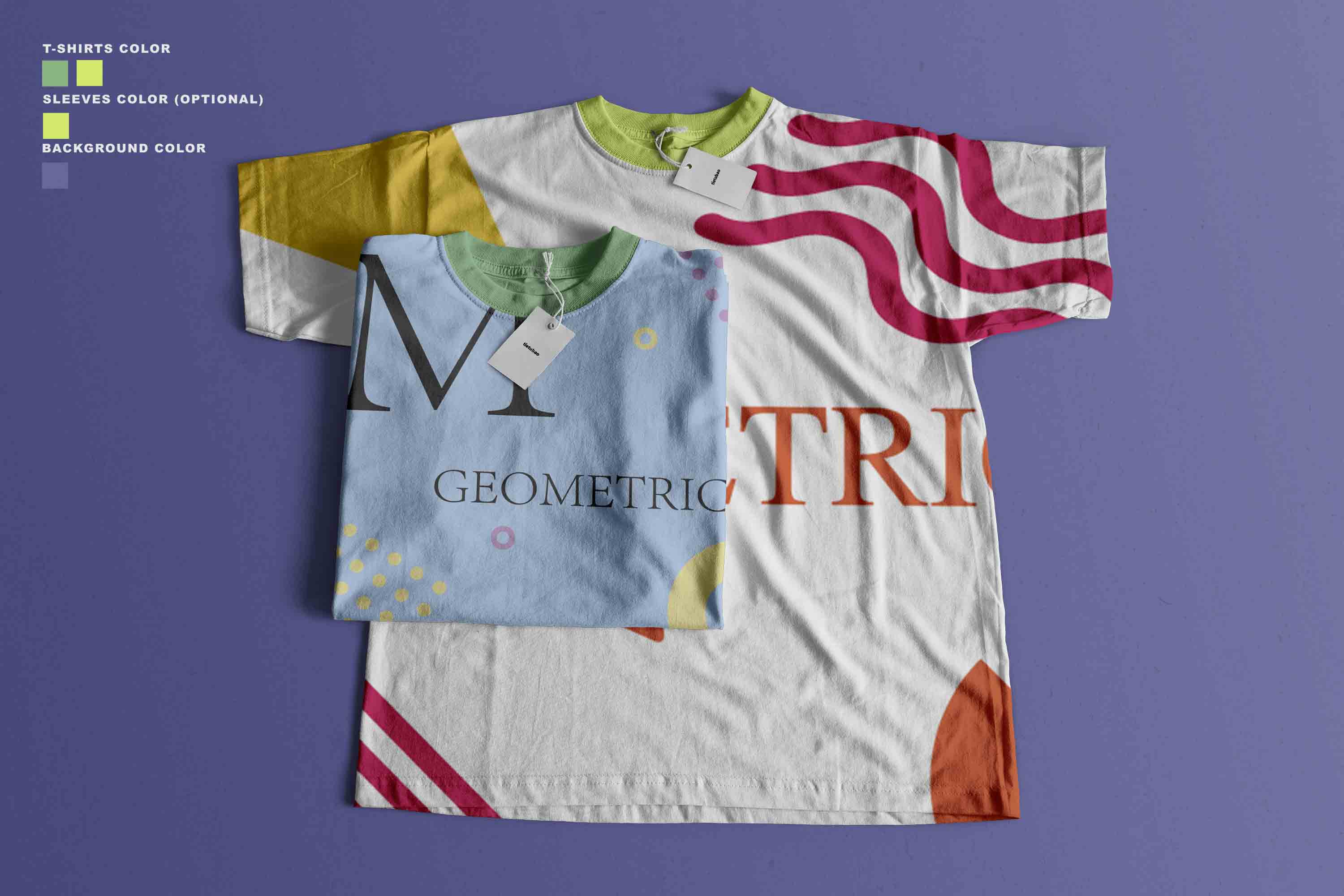 T恤衫设计PSD贴图效果素材