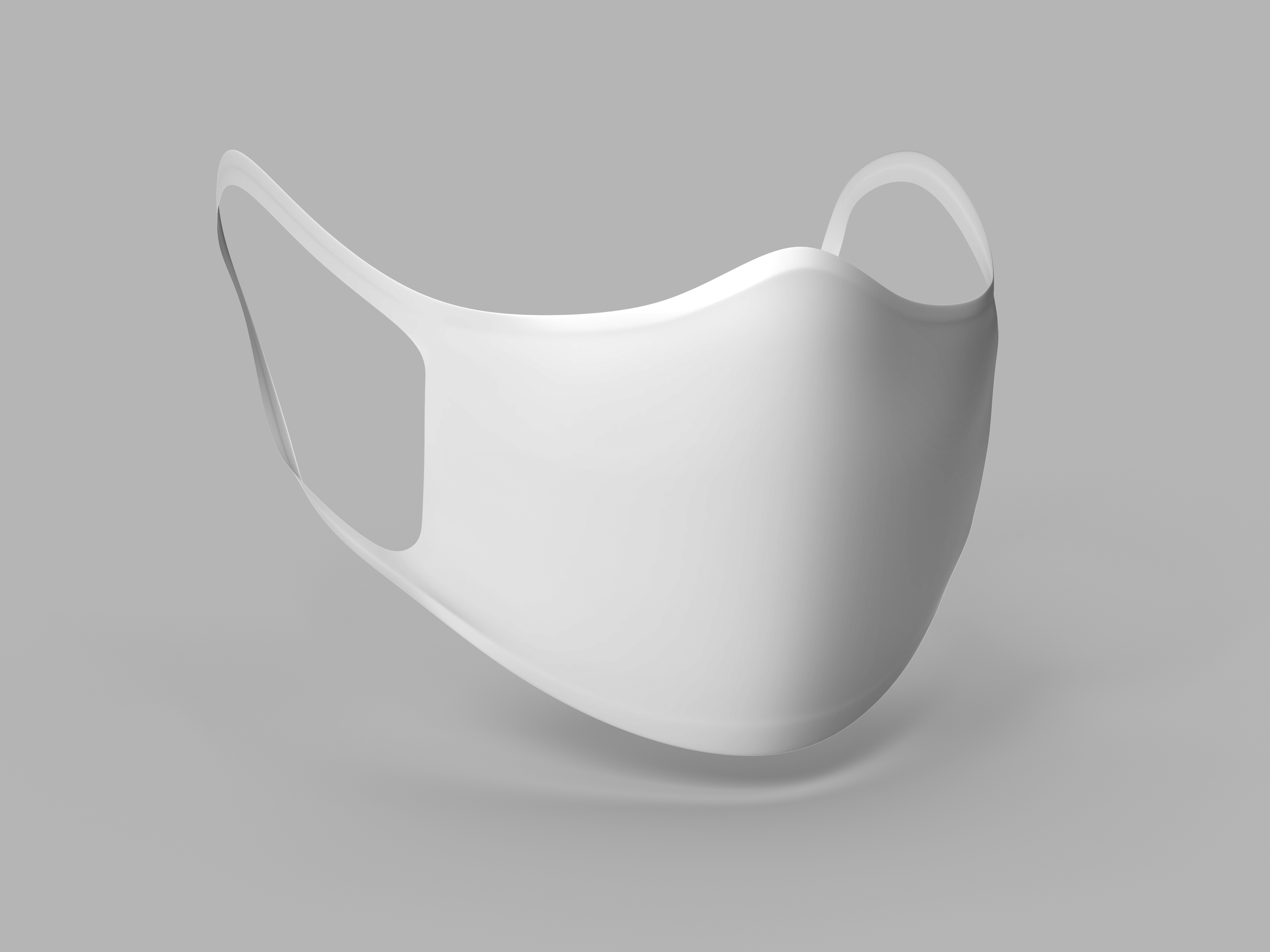 psd智能贴图口罩设计素材