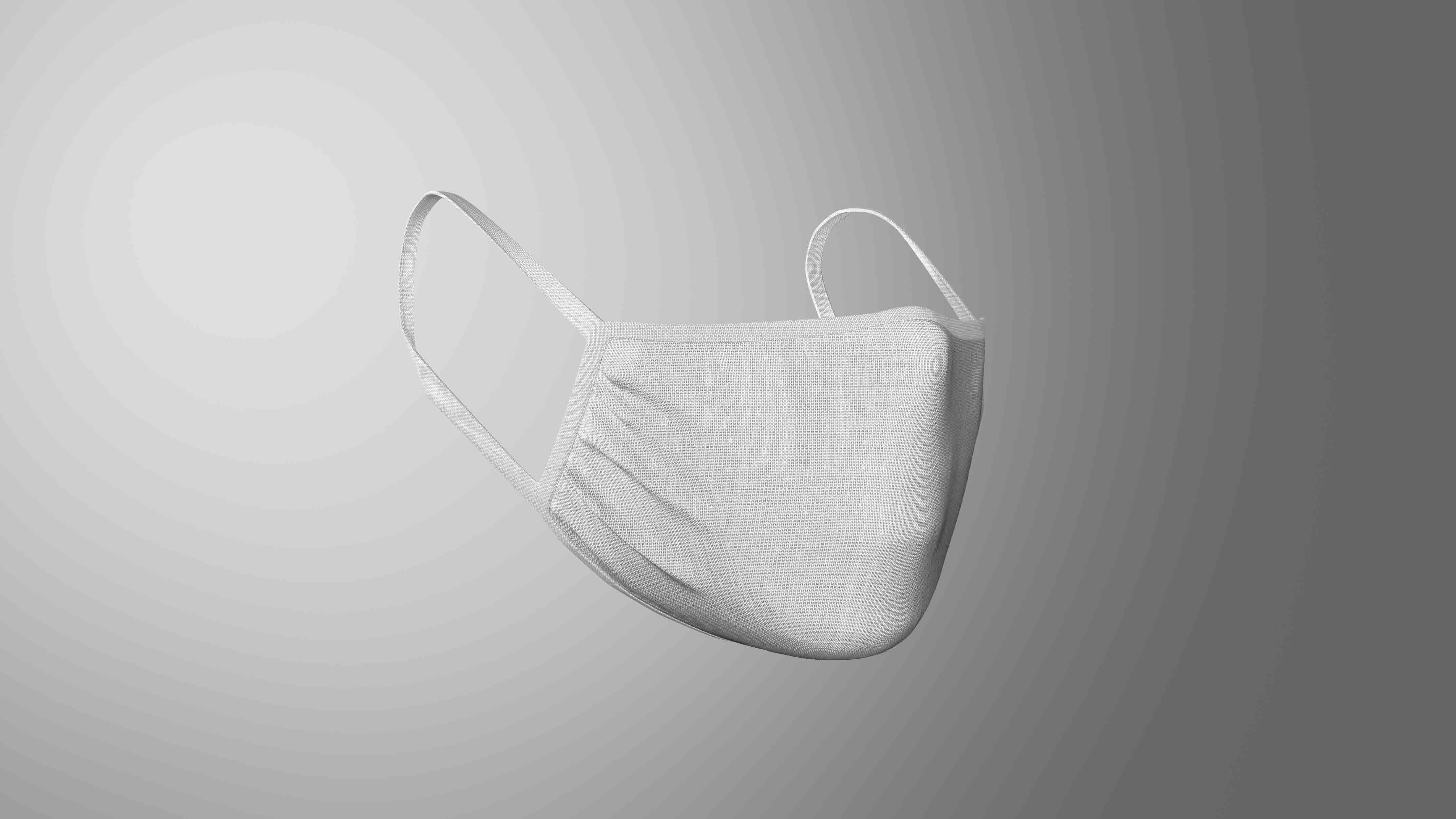 ps智能贴图口罩素材