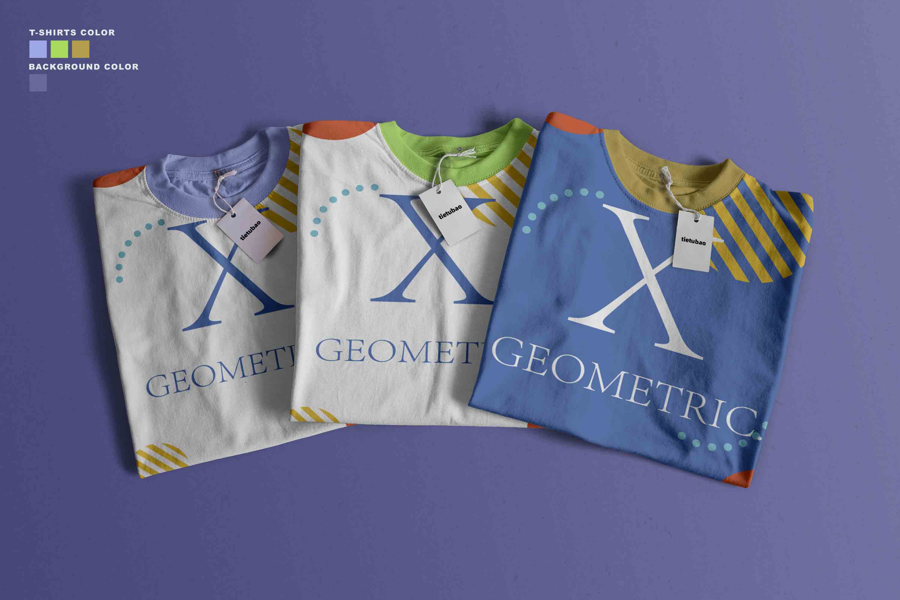三款T恤衫PSD贴图素材