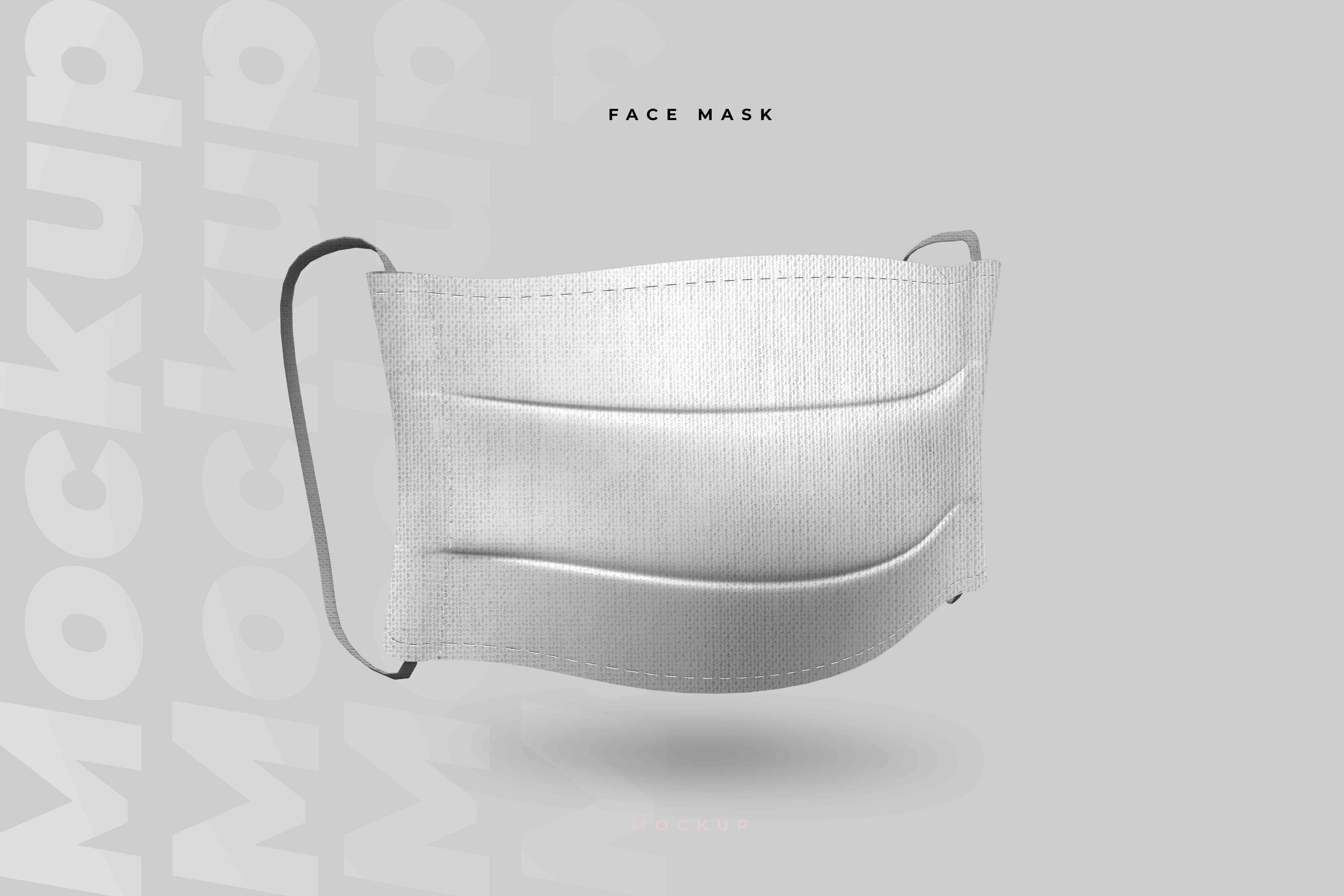 专业口罩设计logo贴图素材