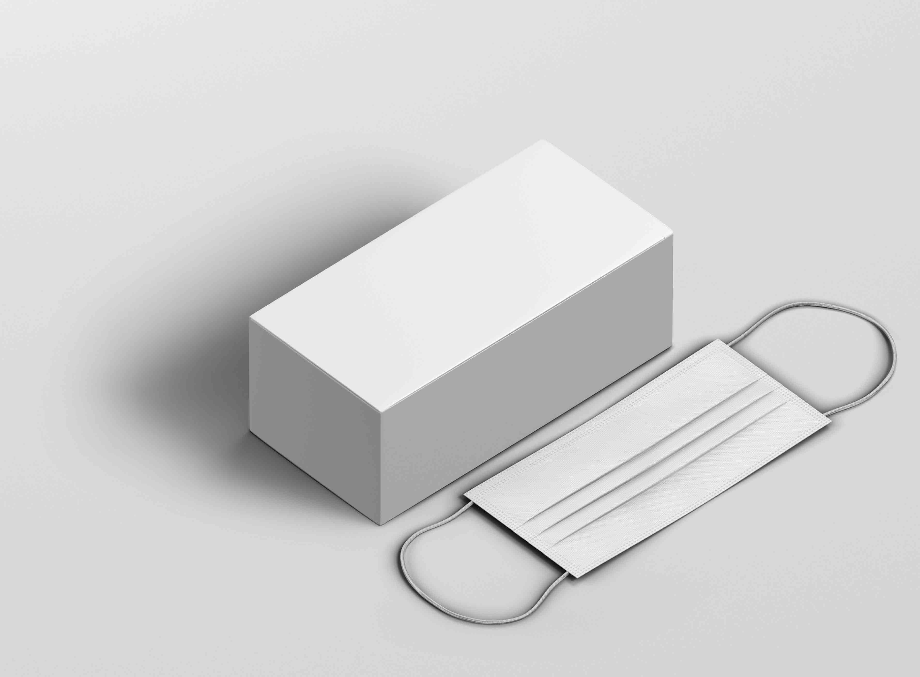 专业口罩设计ps智能贴图素材