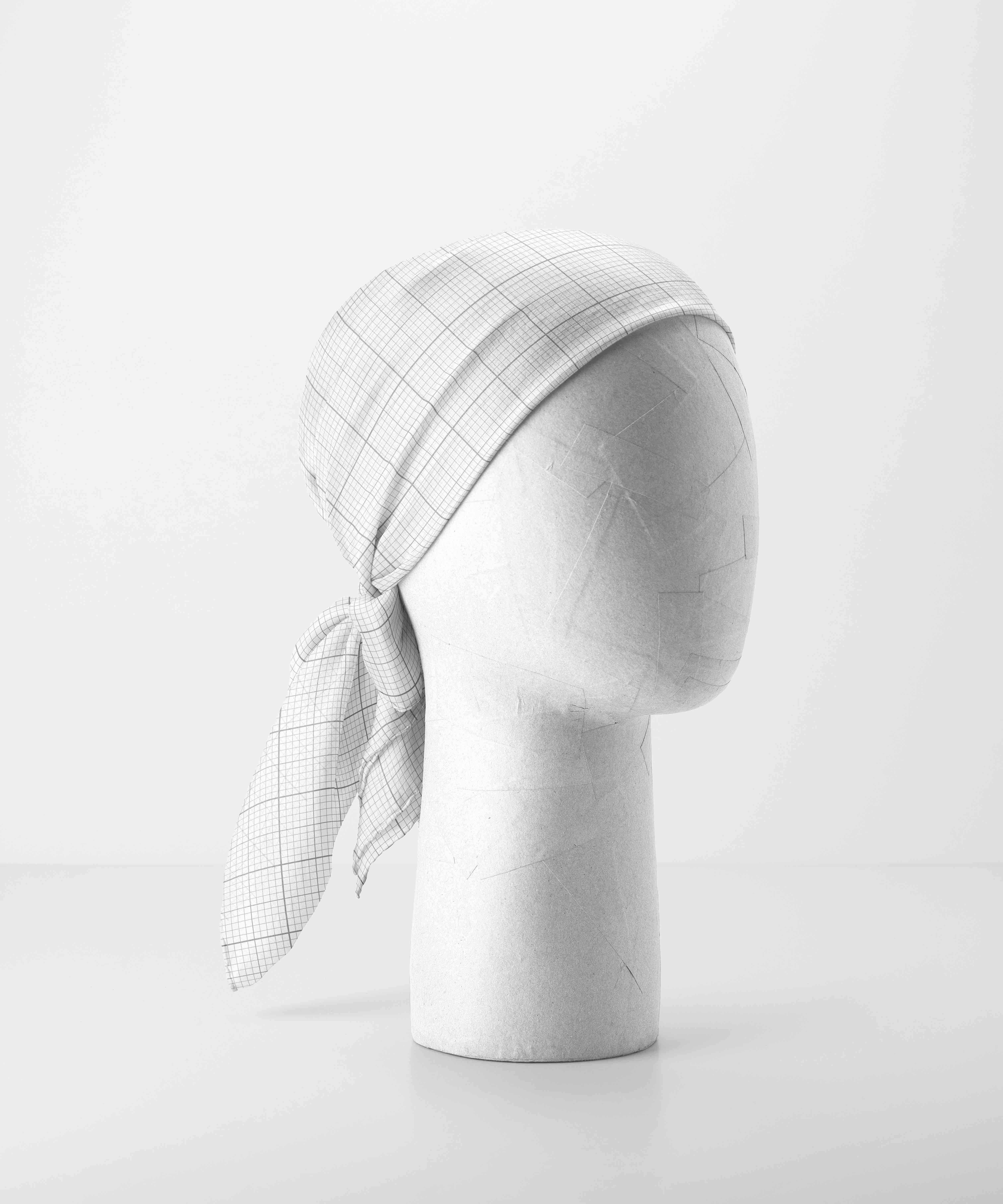 丝绸发带贴图样机