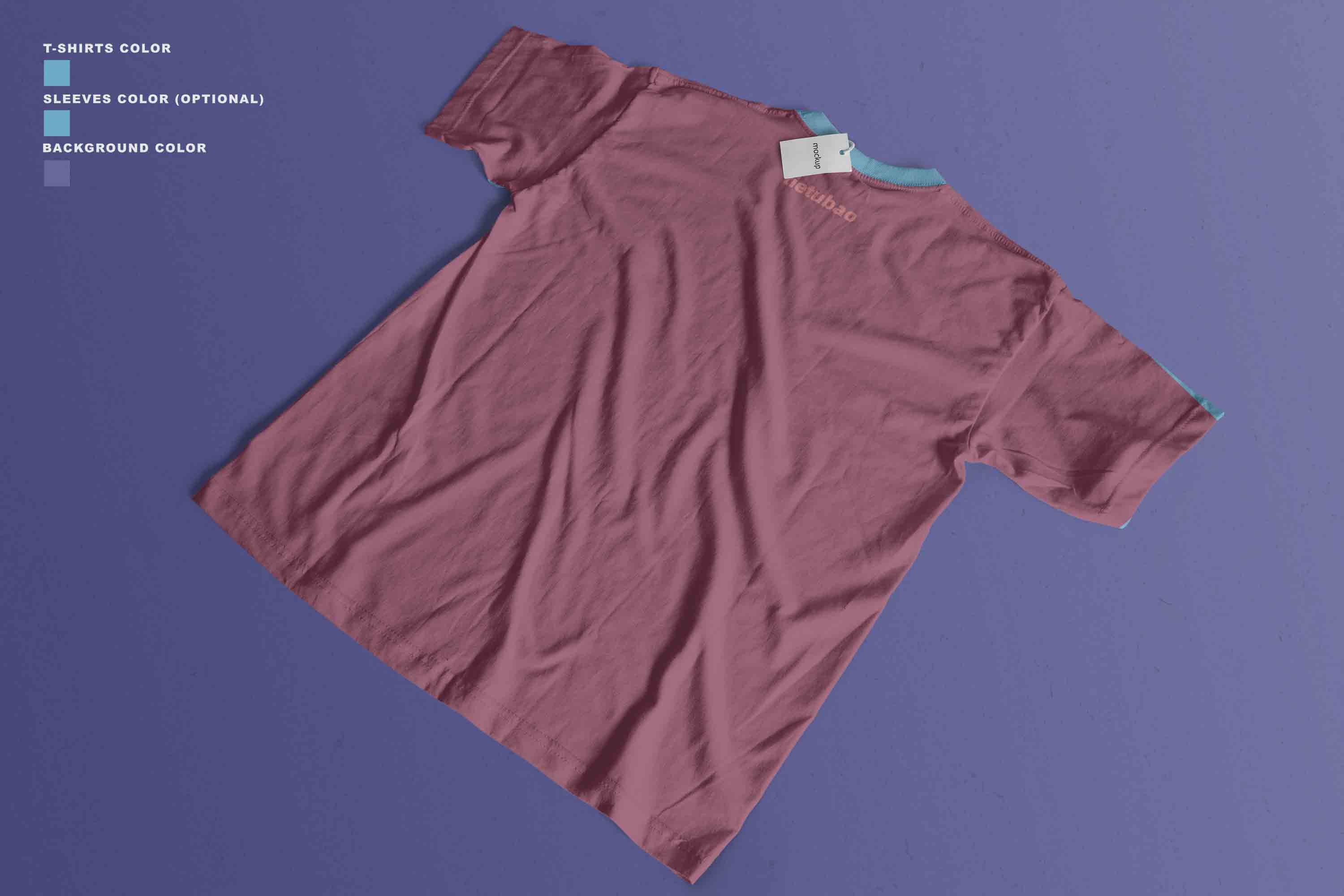 企业宣传广告T恤衫PSD贴图素材