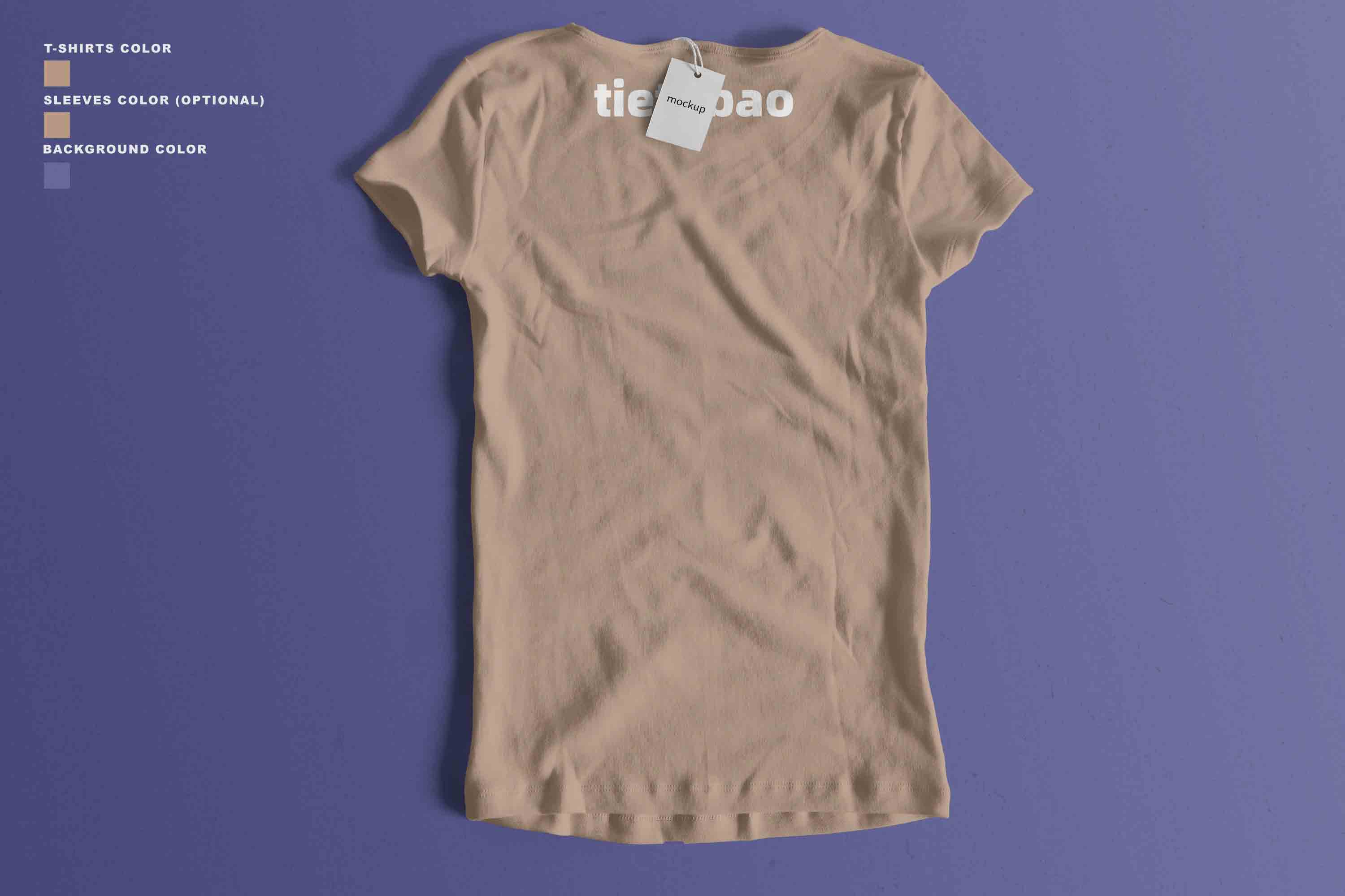 免费T恤衫PSD格式贴图素材