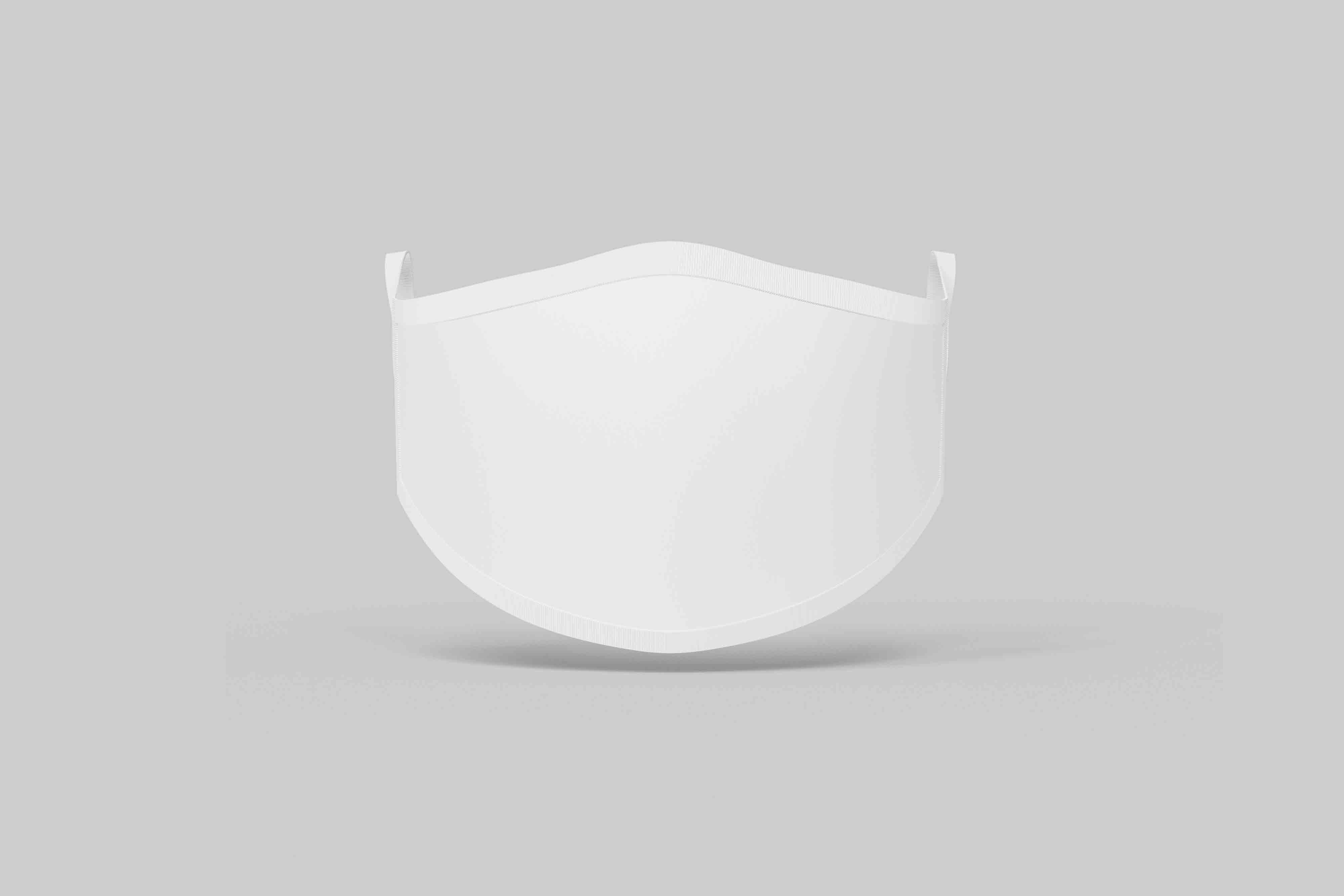 医用口罩前视图ps智能贴图素材