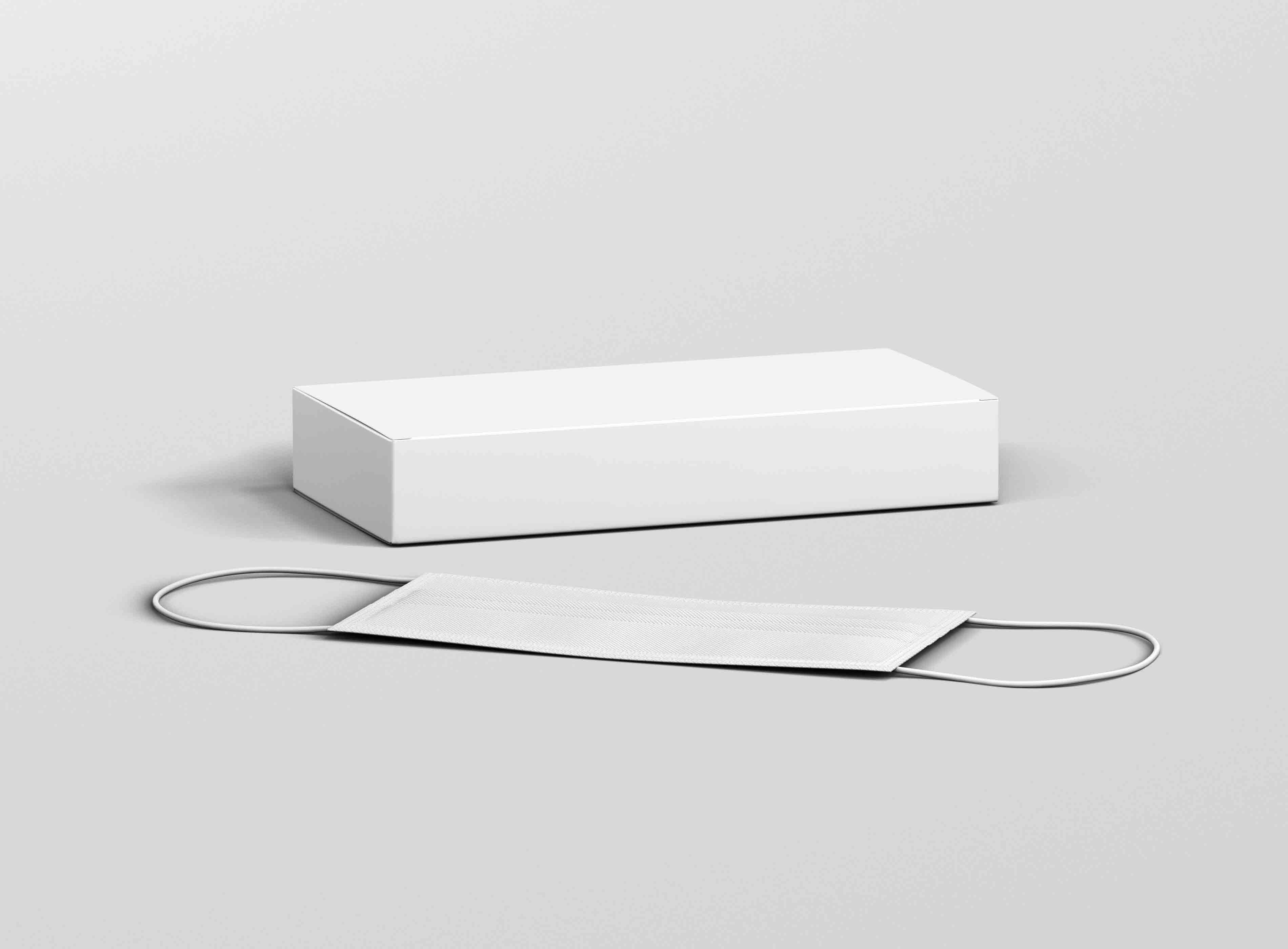 口罩3D设计logo贴图素材