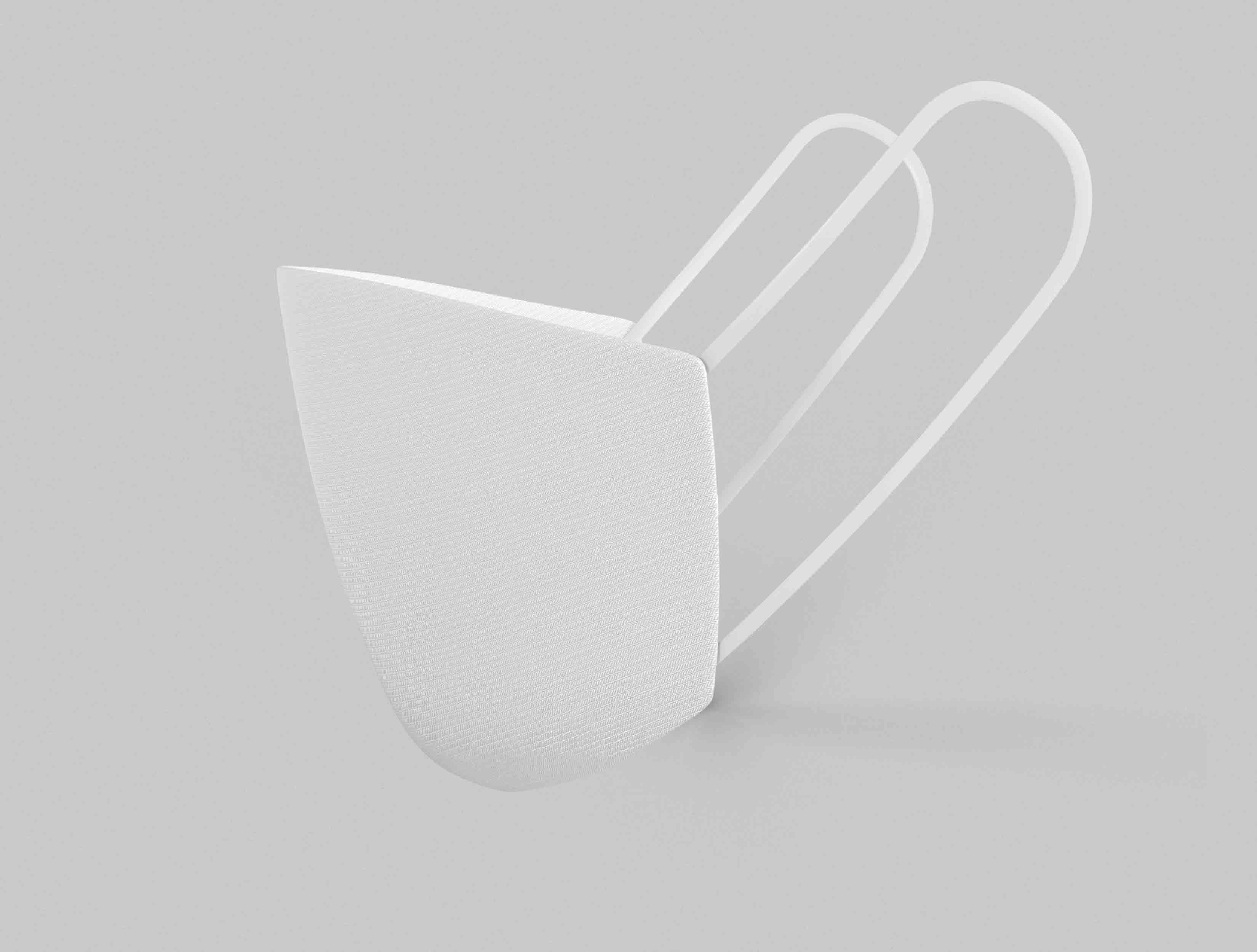 口罩侧视图ps智能贴图素材