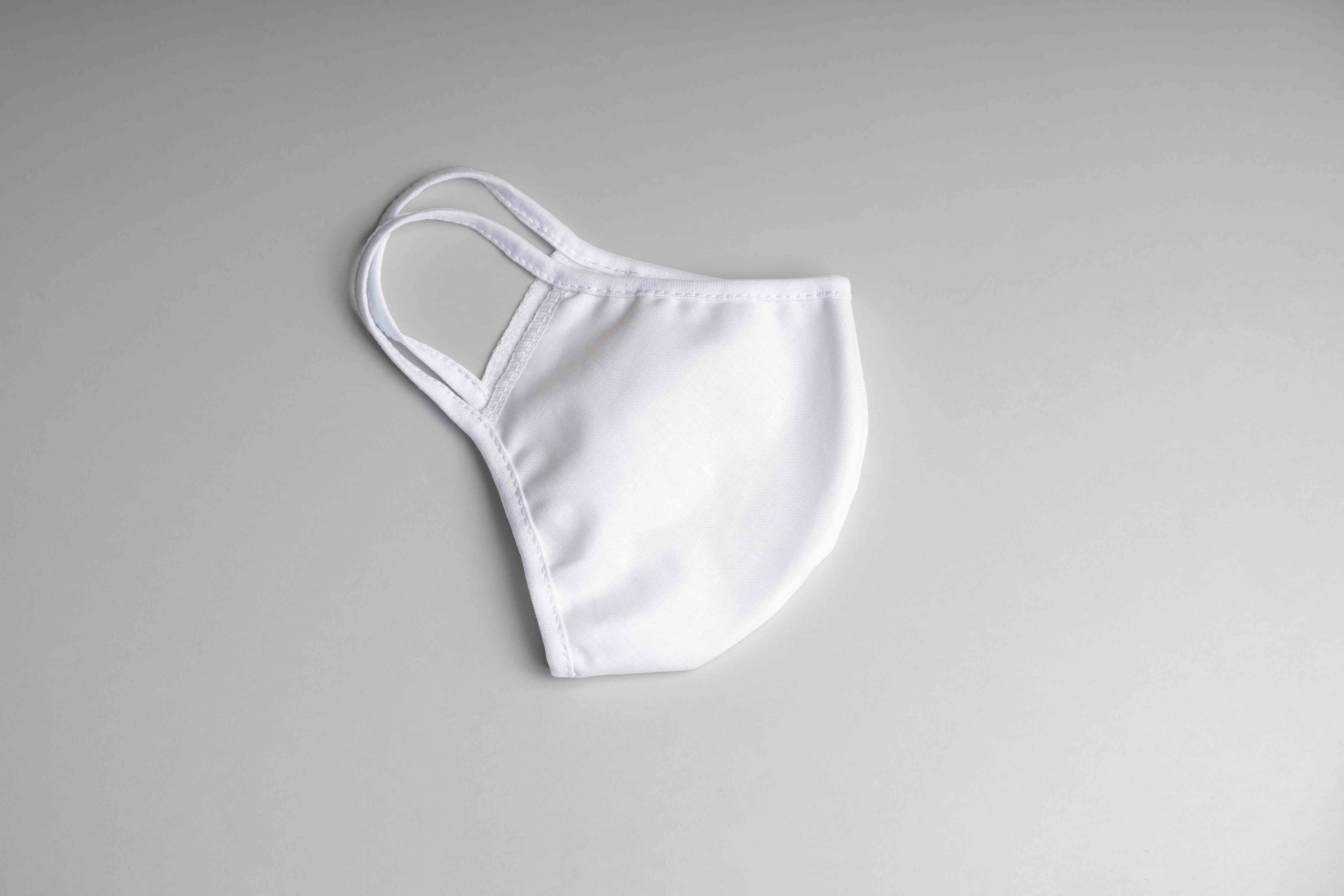 口罩侧面设计展示psd智能贴图样机素材