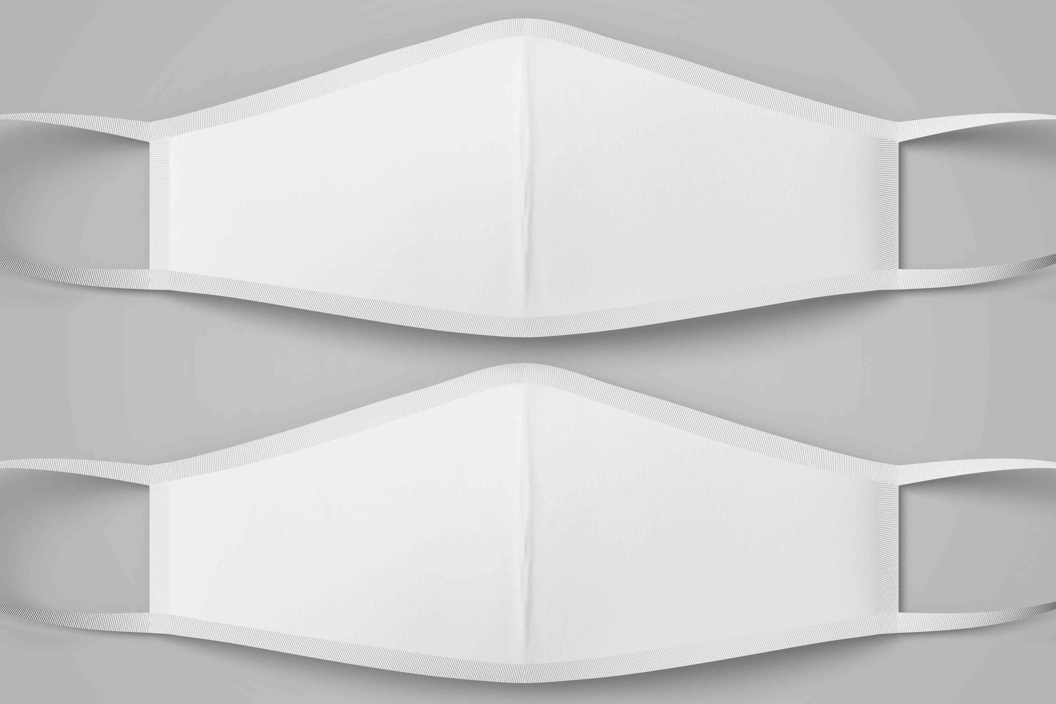 口罩效果图psd智能贴图样机素材