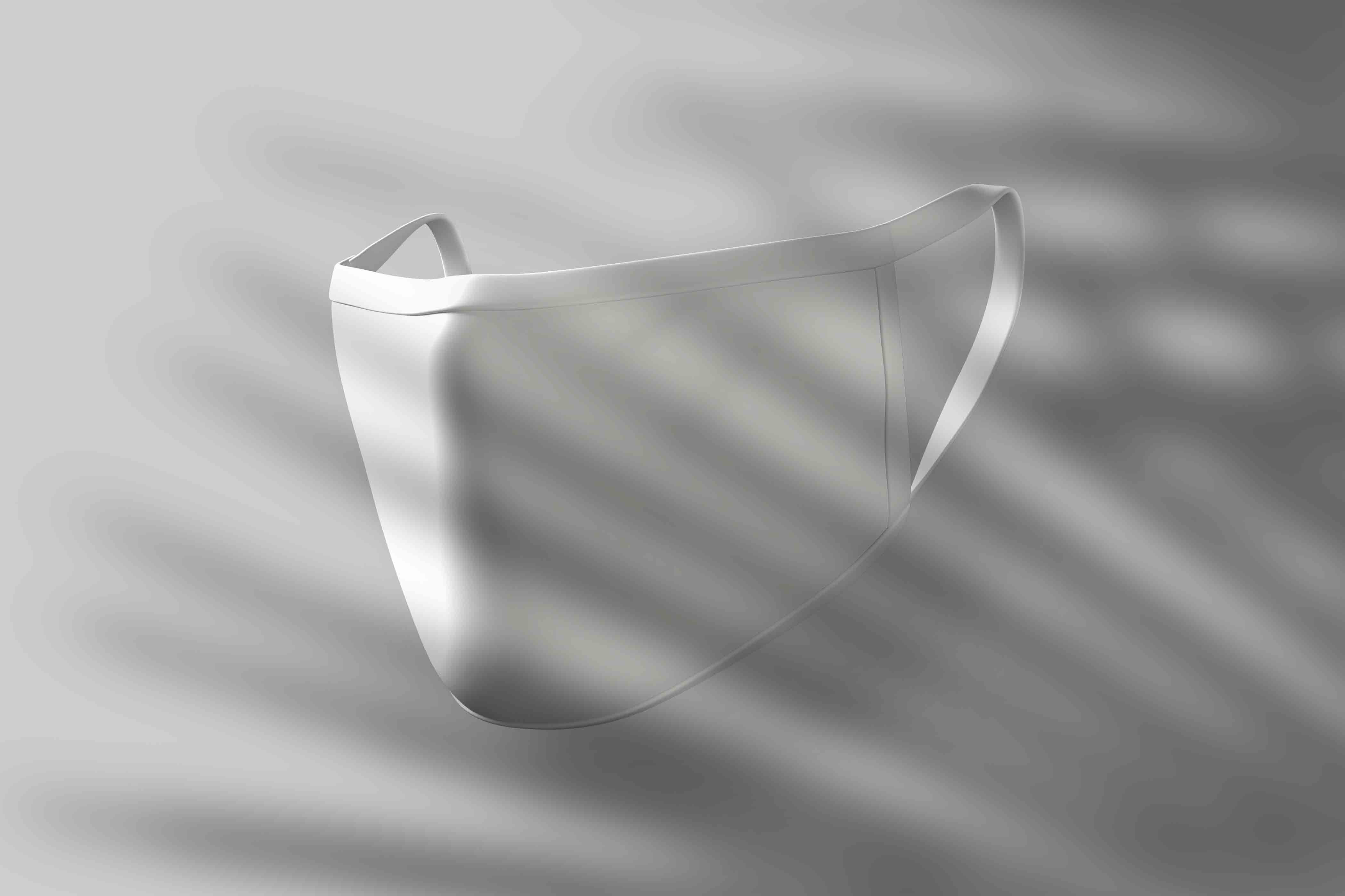 口罩正面设计ps智能贴图素材