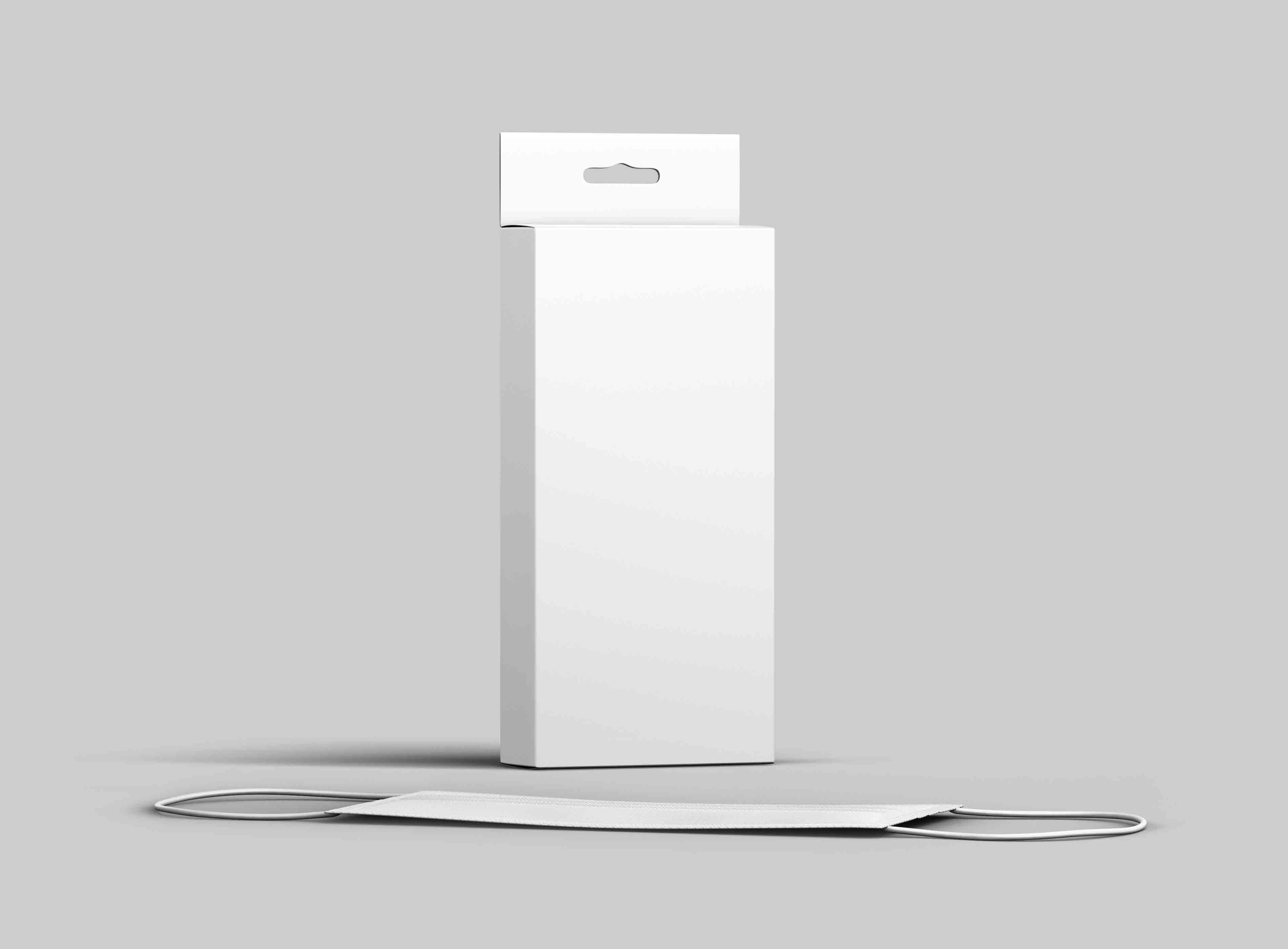 口罩设计psd贴图文件素材