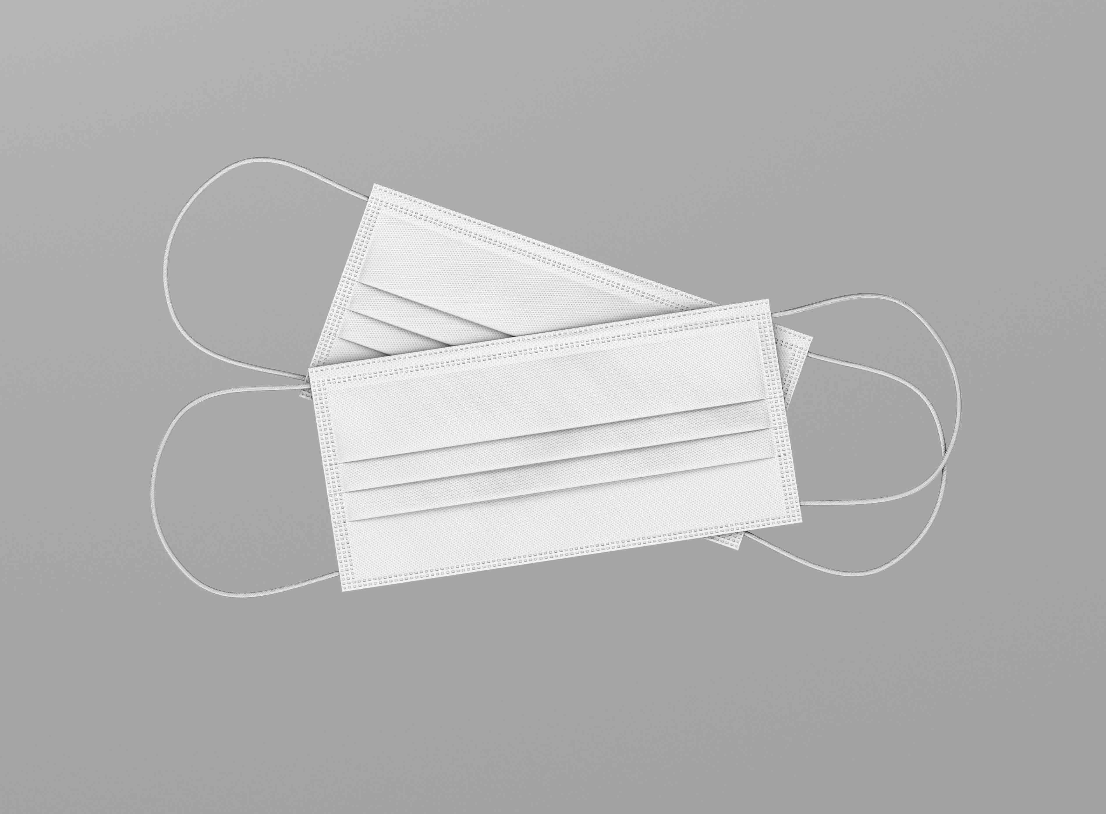 口罩设计ps贴图素材样机