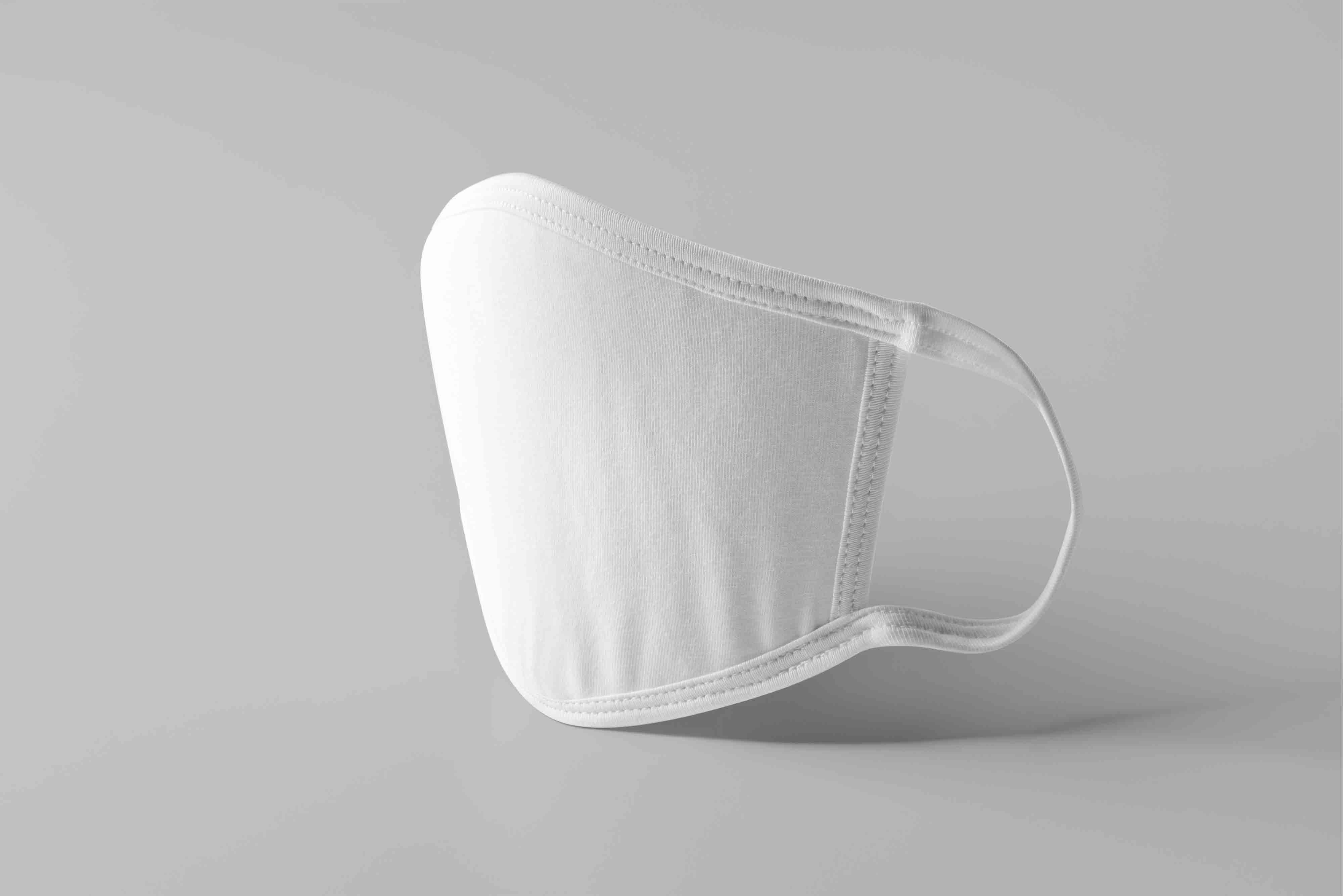 口罩设计侧面展示ps智能贴图素材