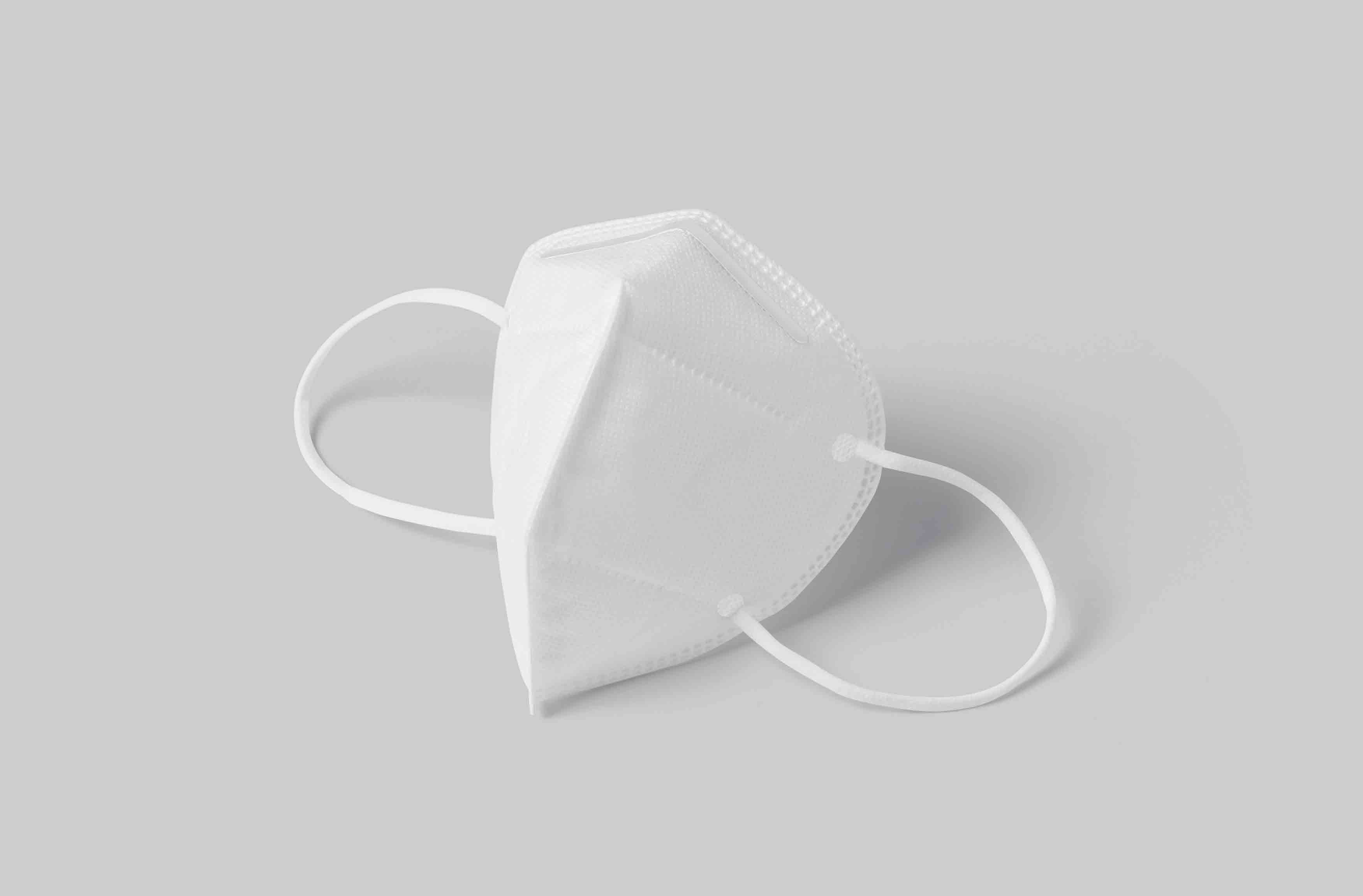 口罩设计拉绳psd智能贴图样机素材