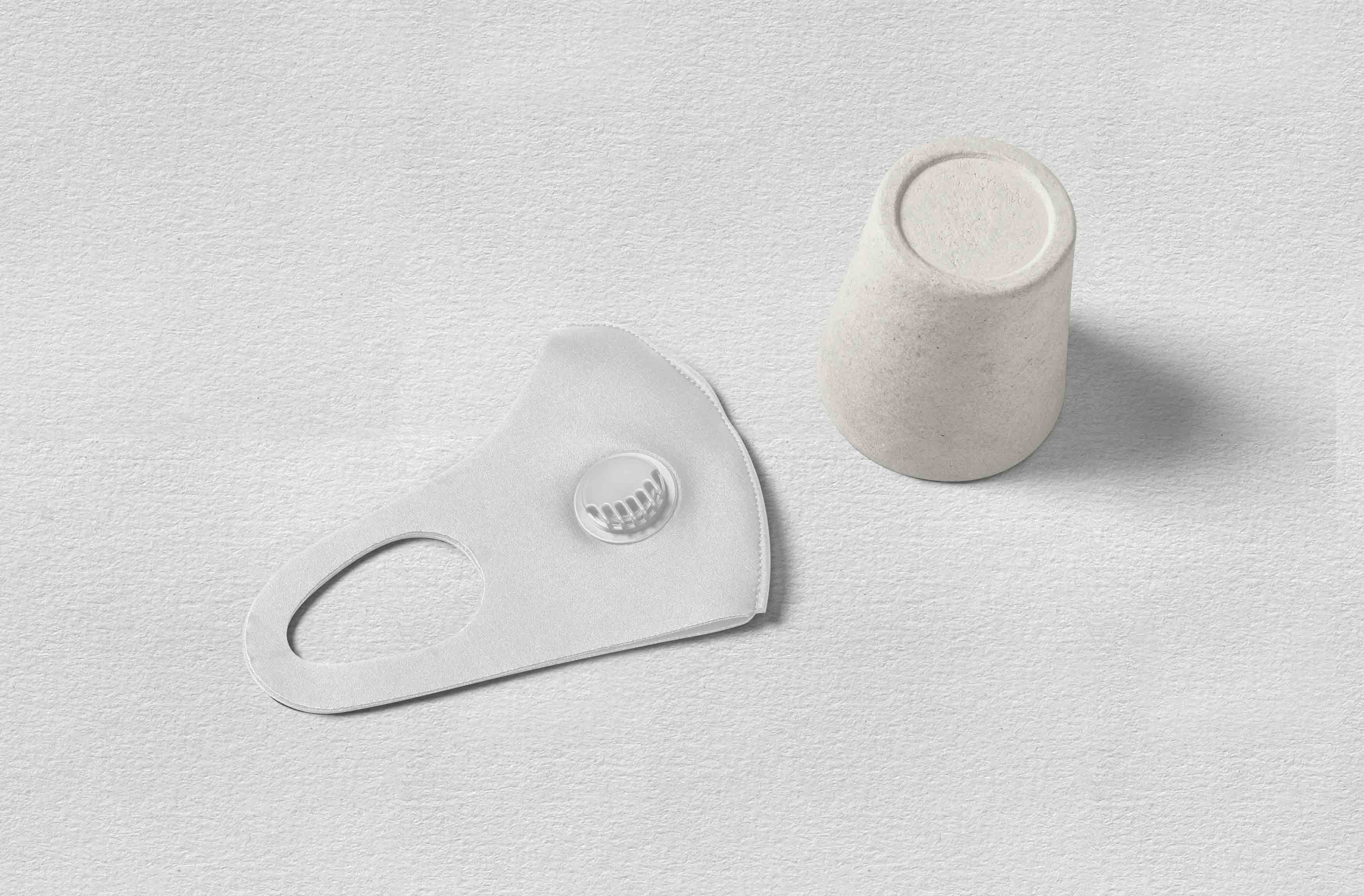 口罩防护设计ps智能贴图素材