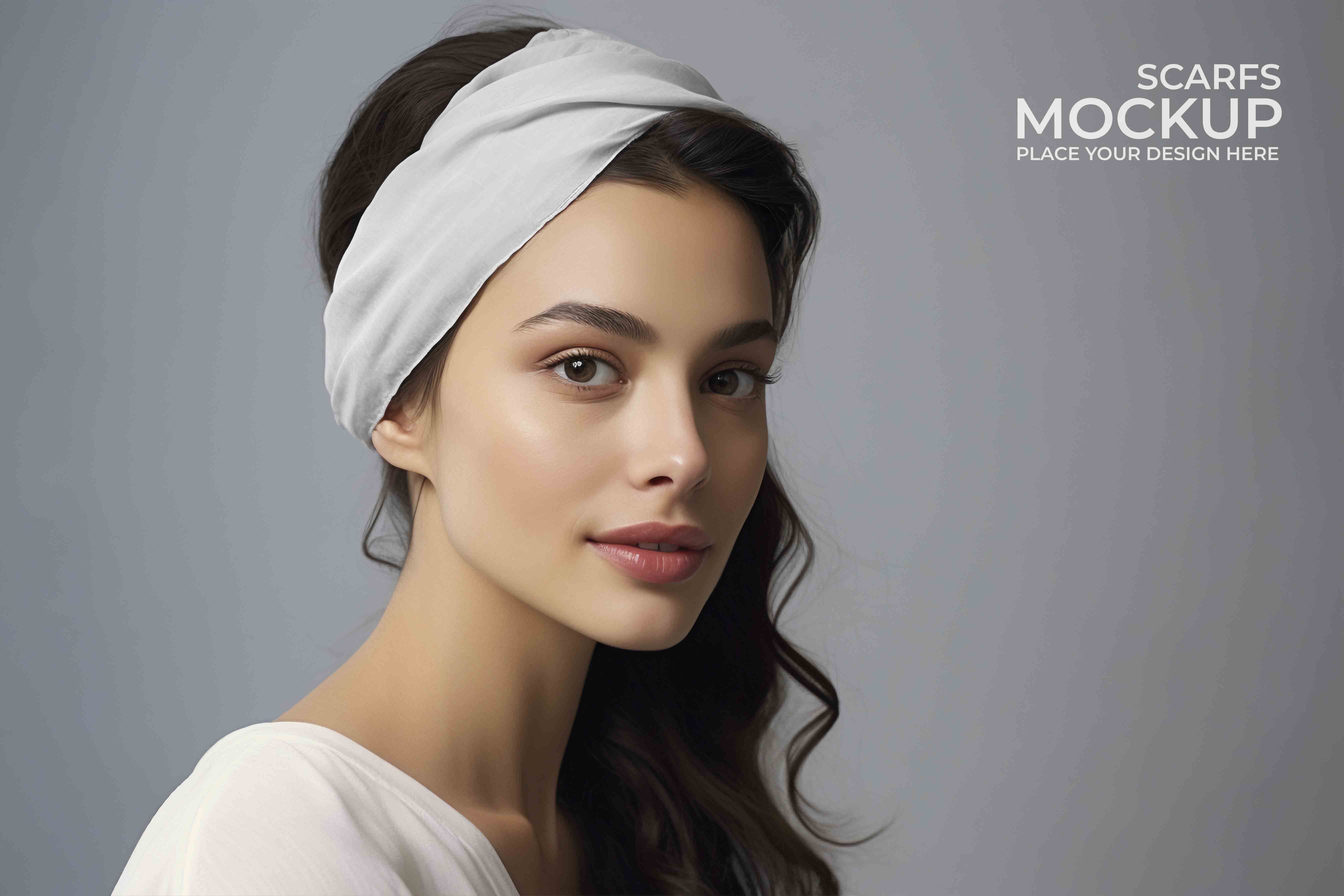 头巾设计mockups