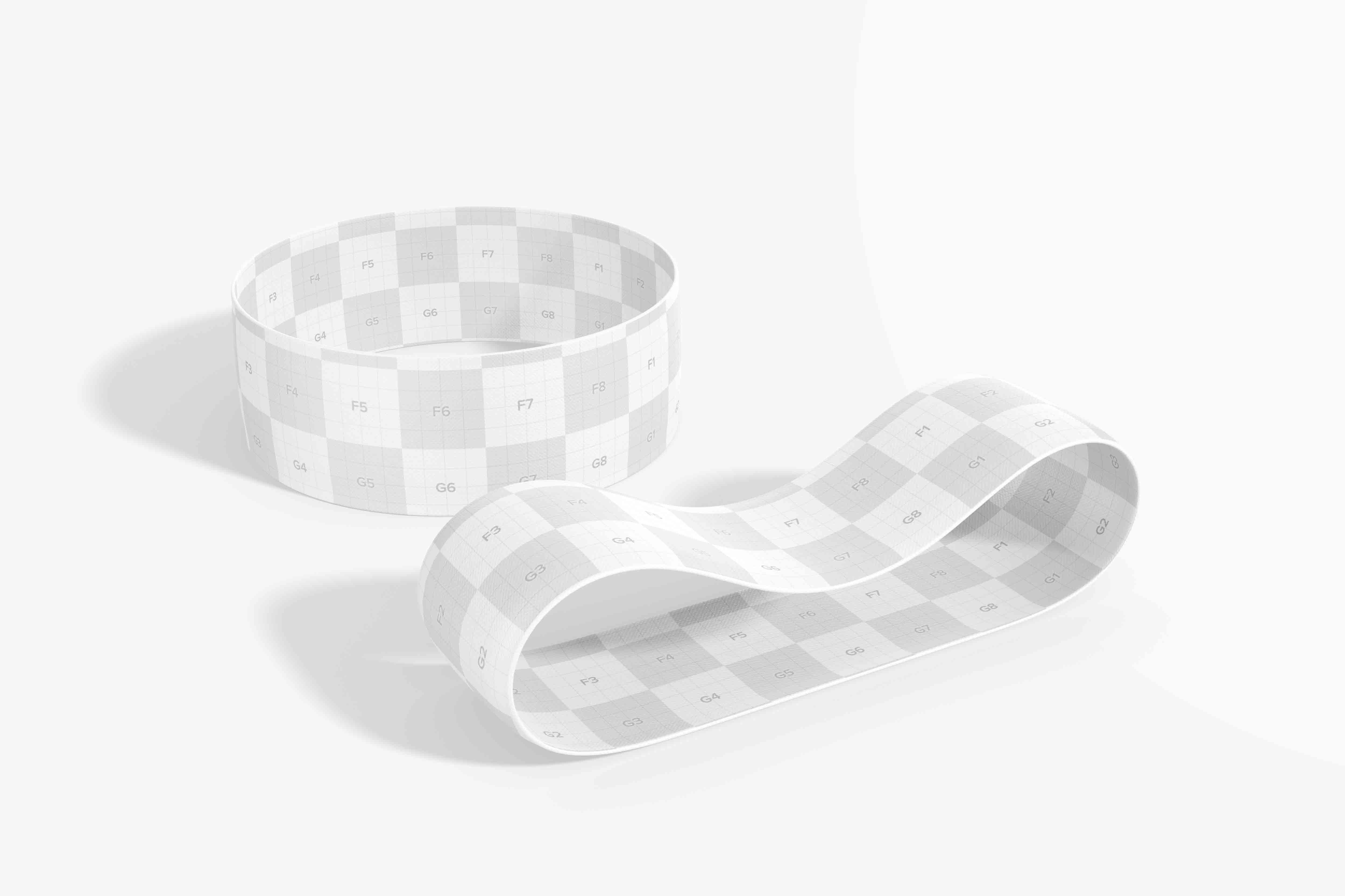 头巾设计psd智能贴图模板