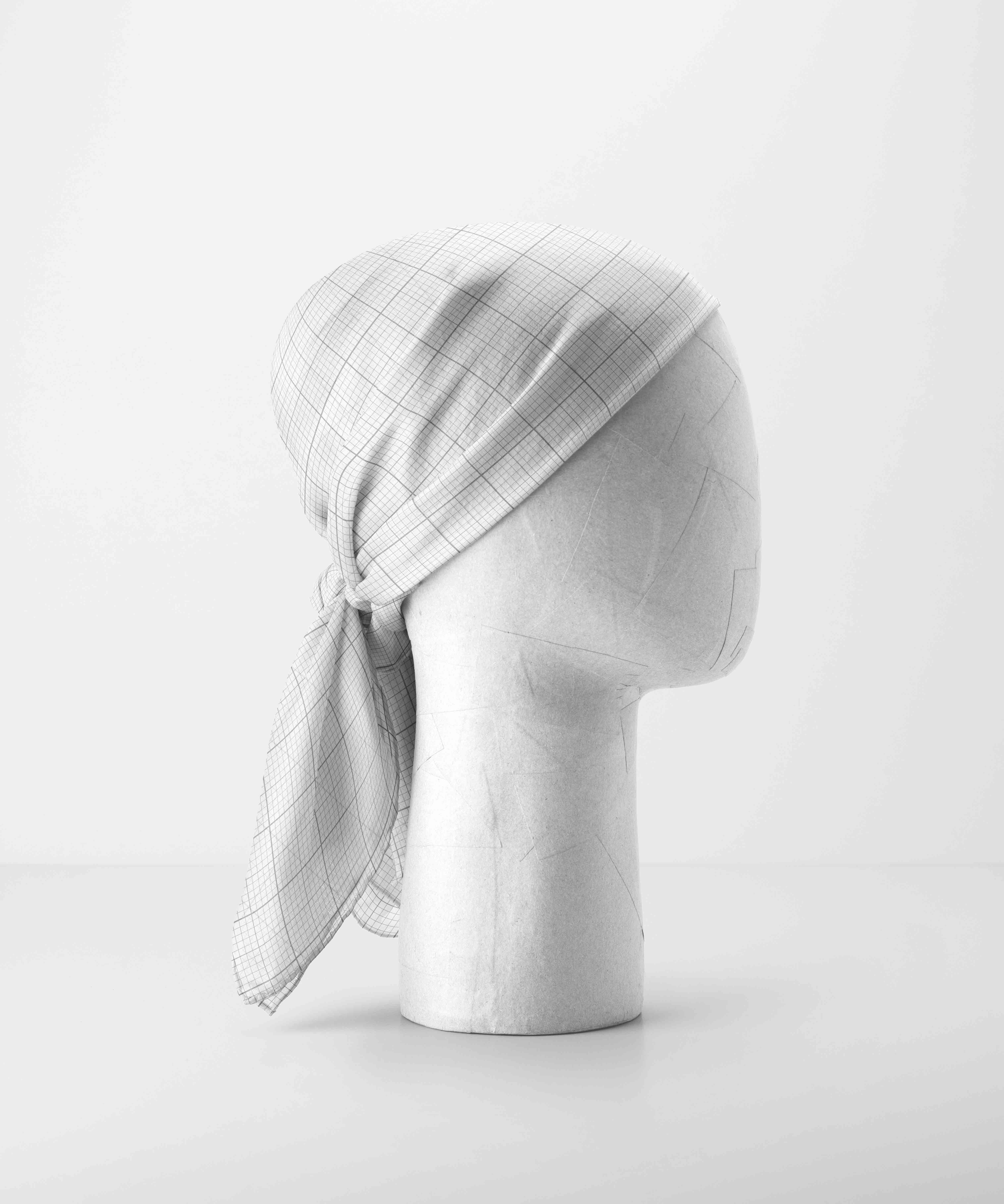 头巾设计ps贴图模板