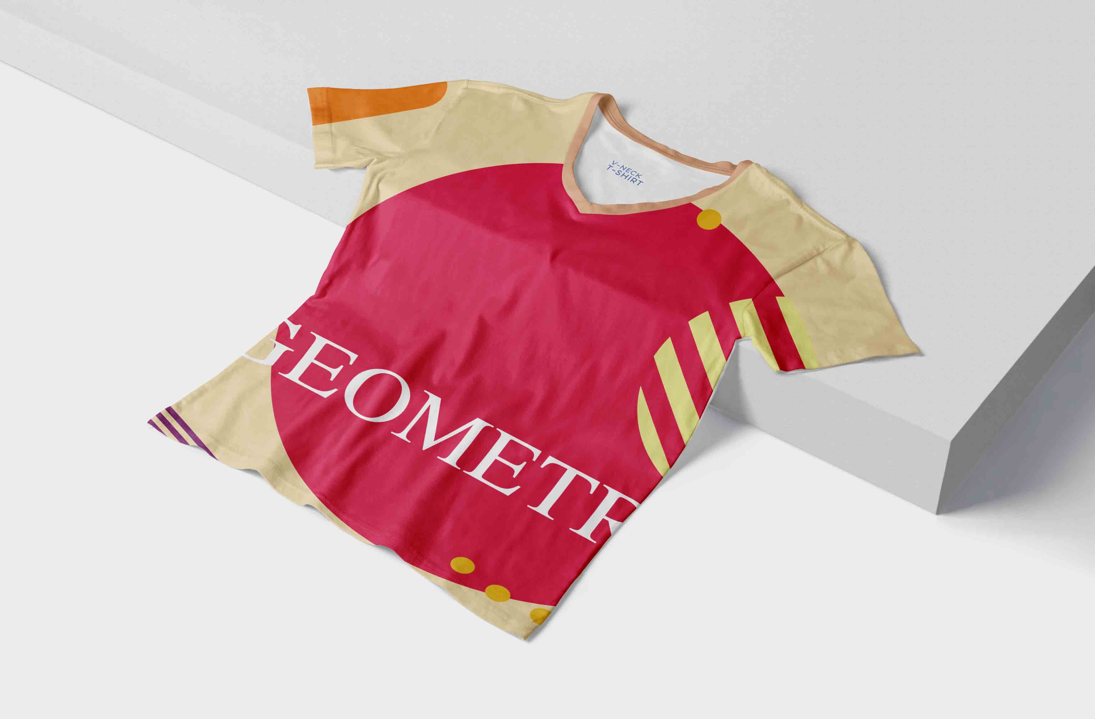 平面T恤衫PSD贴图素材