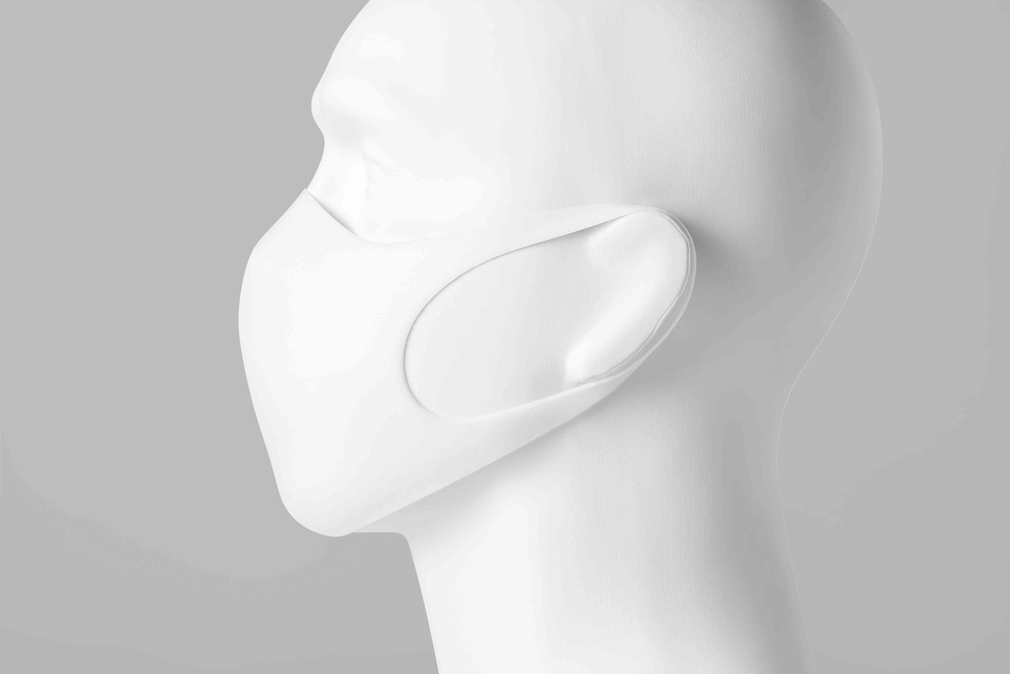 戴口罩展示图ps智能贴图素材