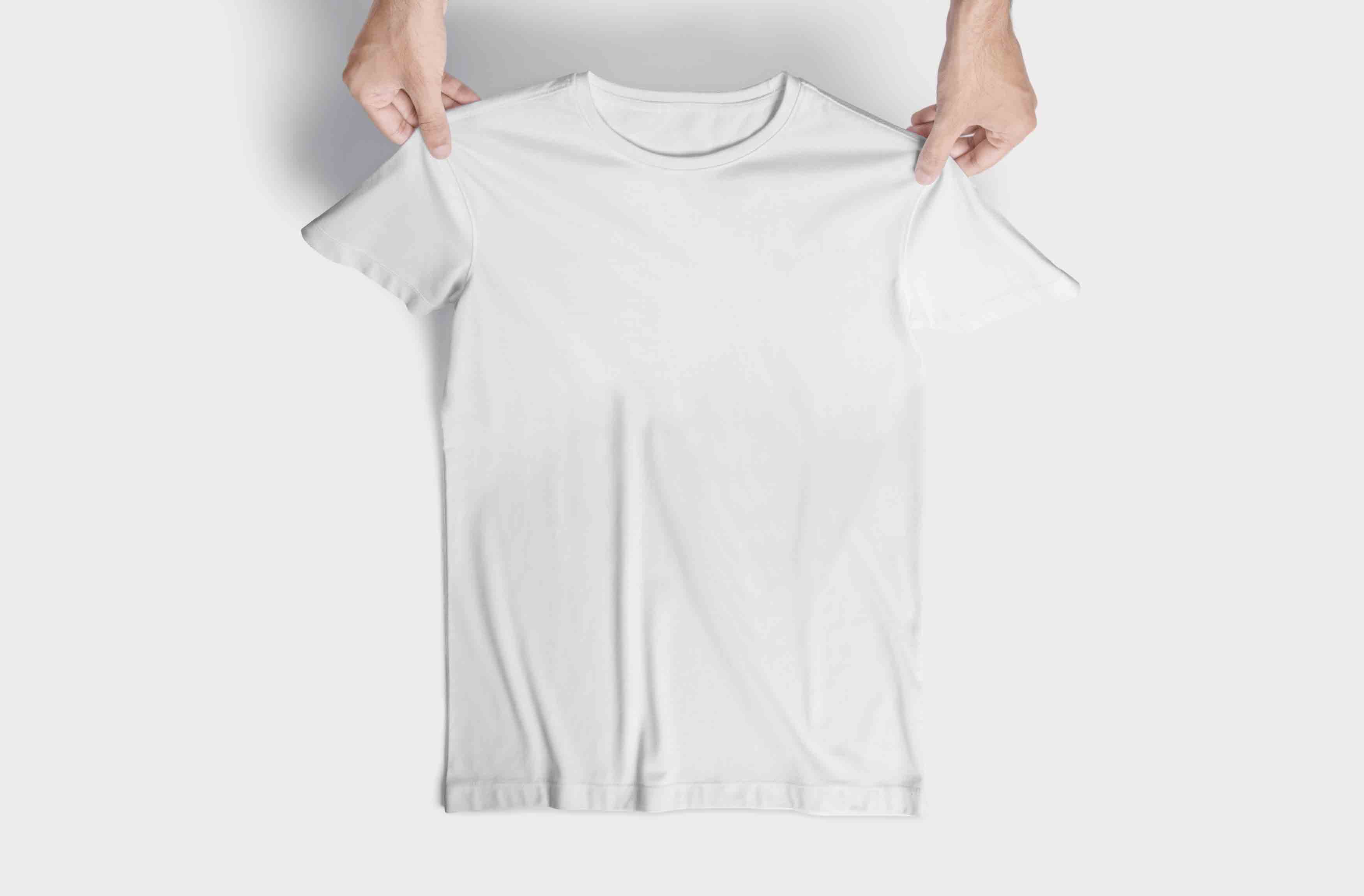 手持T恤衫PSD贴图