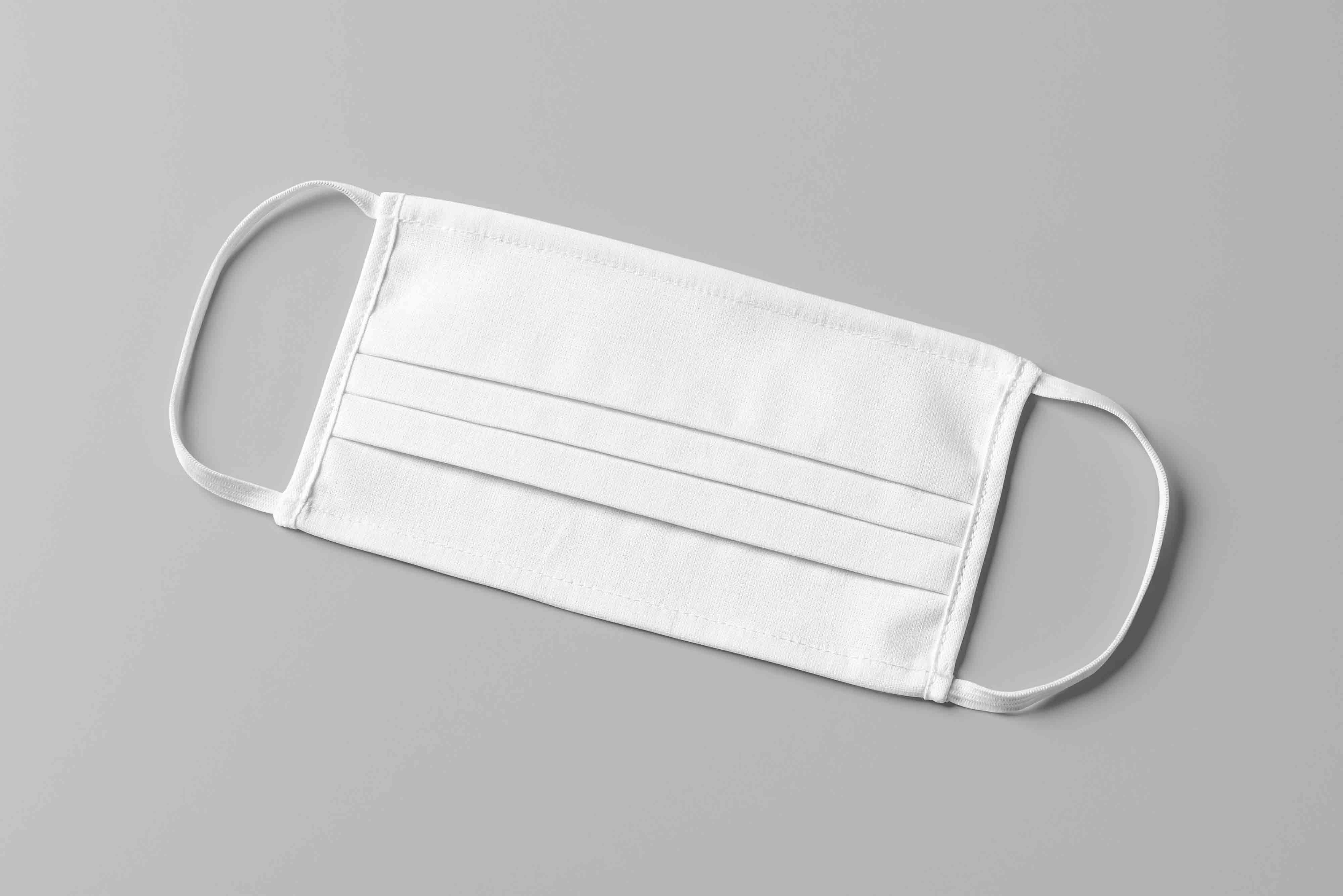 普通口罩设计ps智能贴图素材