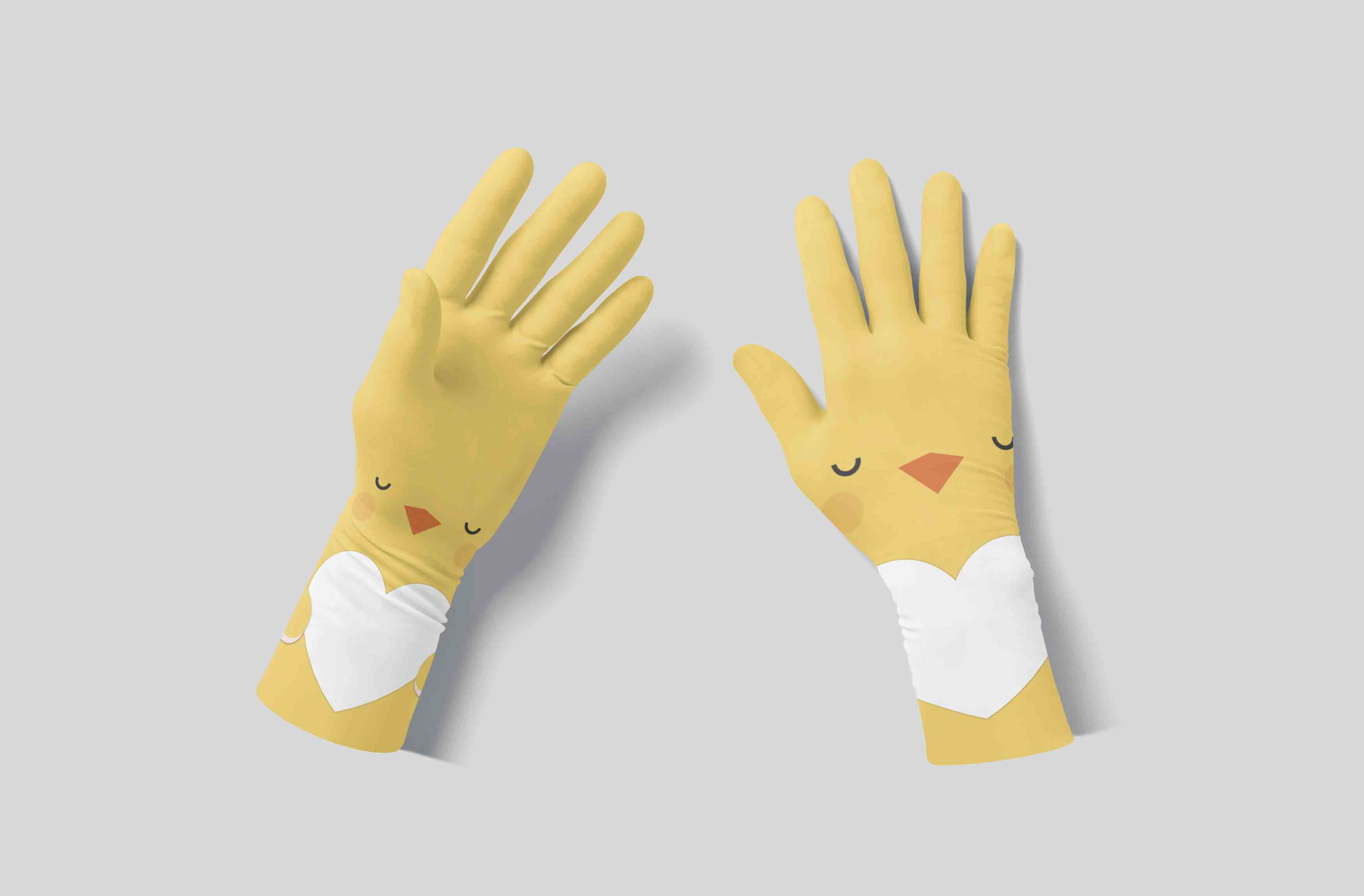 橡胶手套设计ps贴图样机