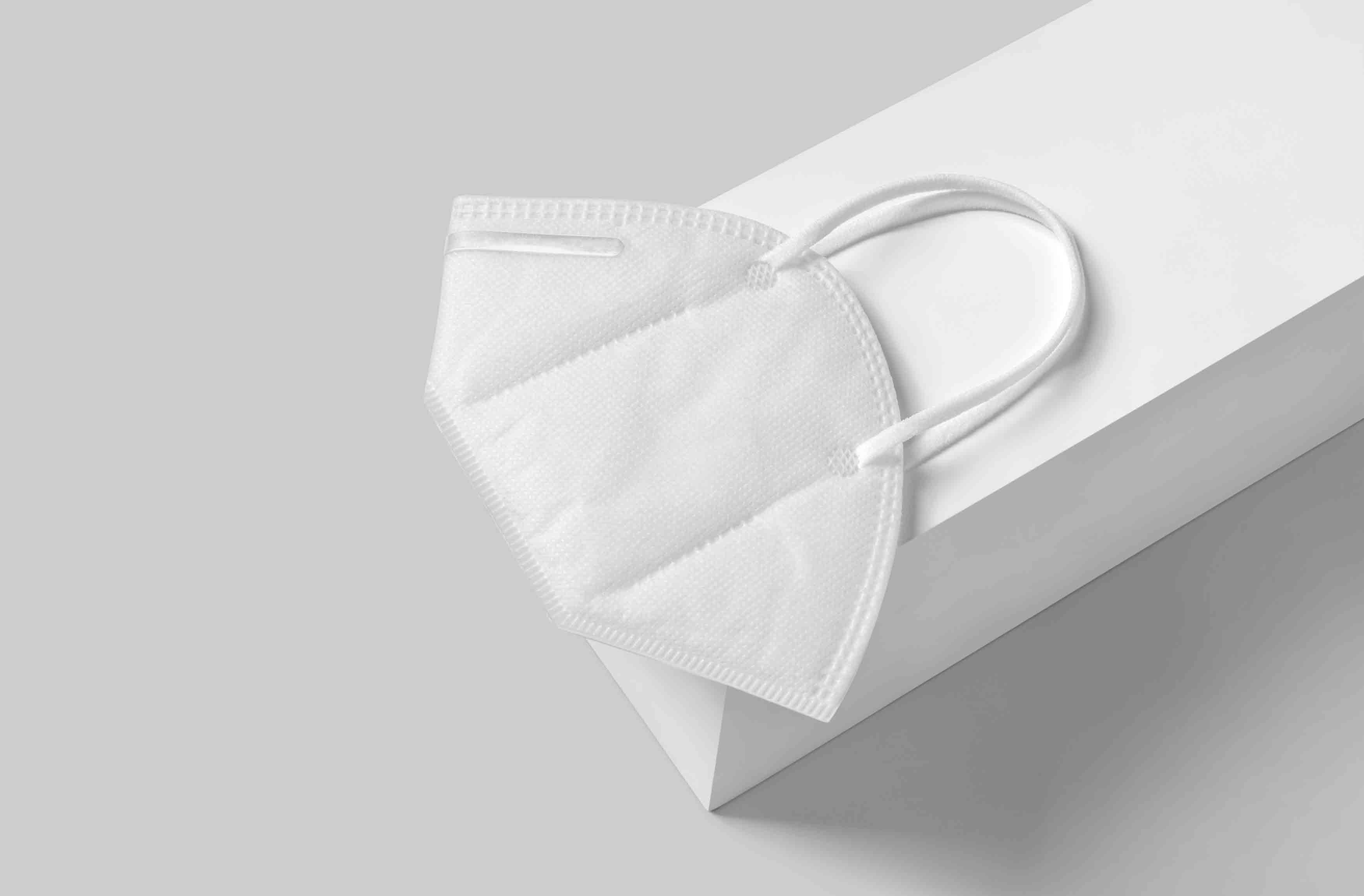 正规一次性医用口罩设计psd智能贴图样机素材