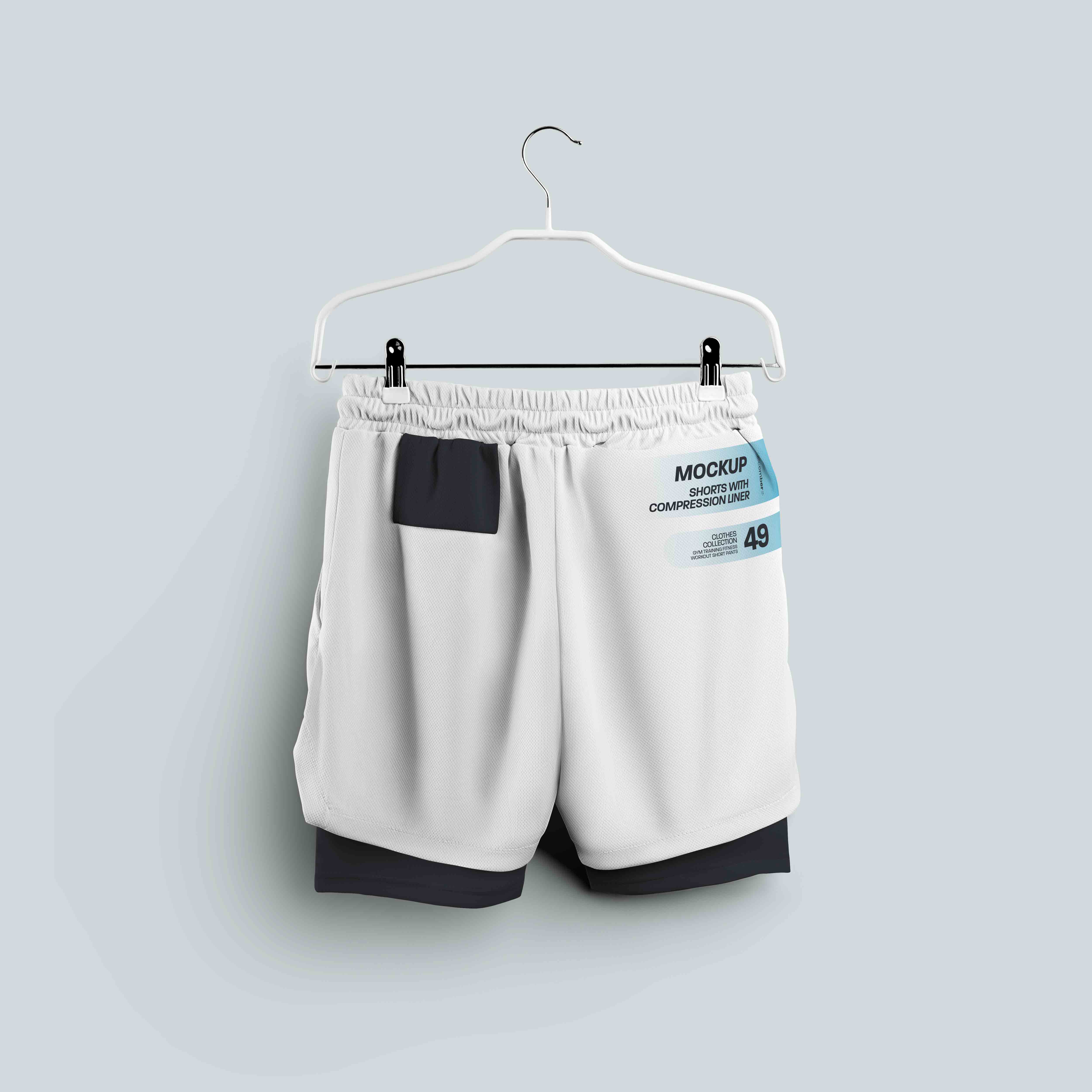 短裤展示效果图ps贴图